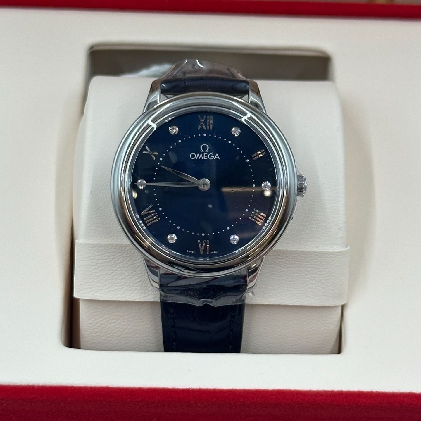 Omega De Ville 434.13.30.60.53.001 (2024) - Blue dial 30 mm Steel case (5/8)