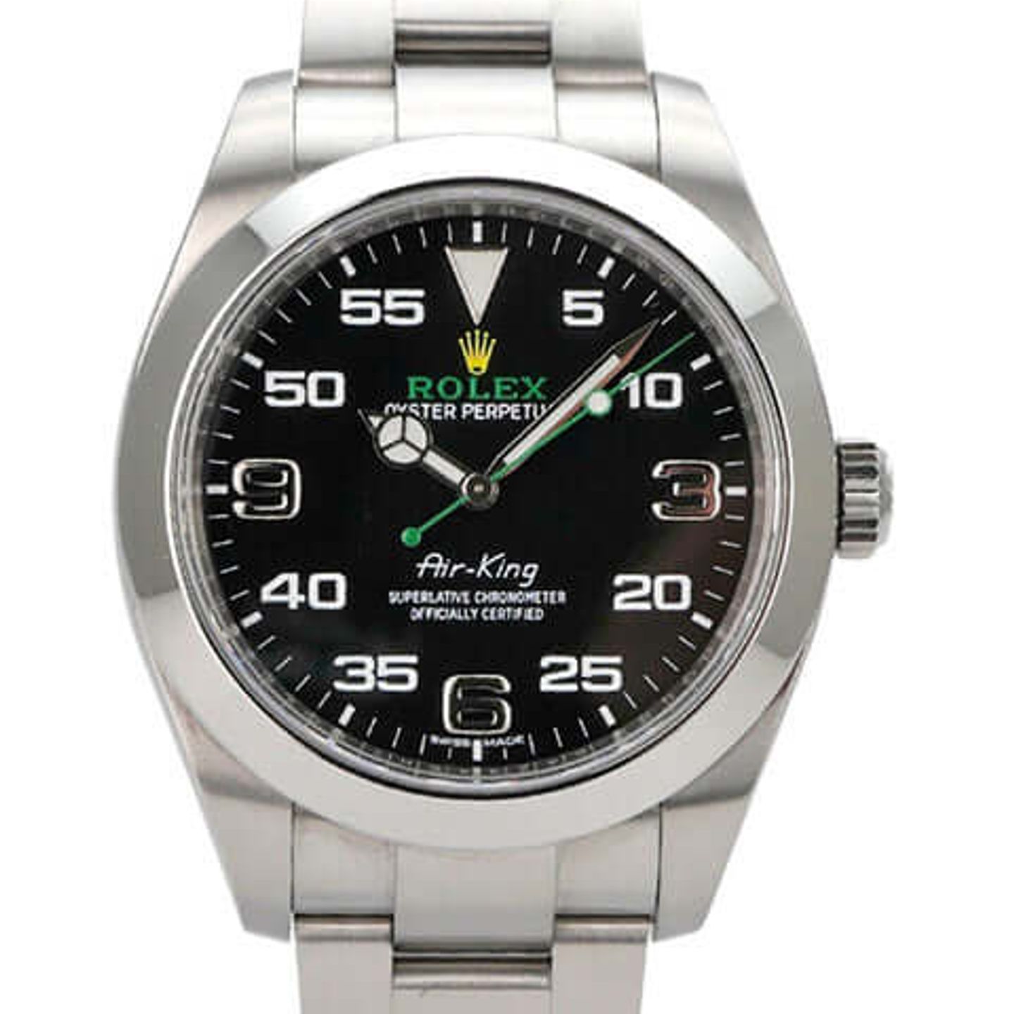 Rolex Air-King 116900 (2021) - Black dial 40 mm Steel case (1/8)