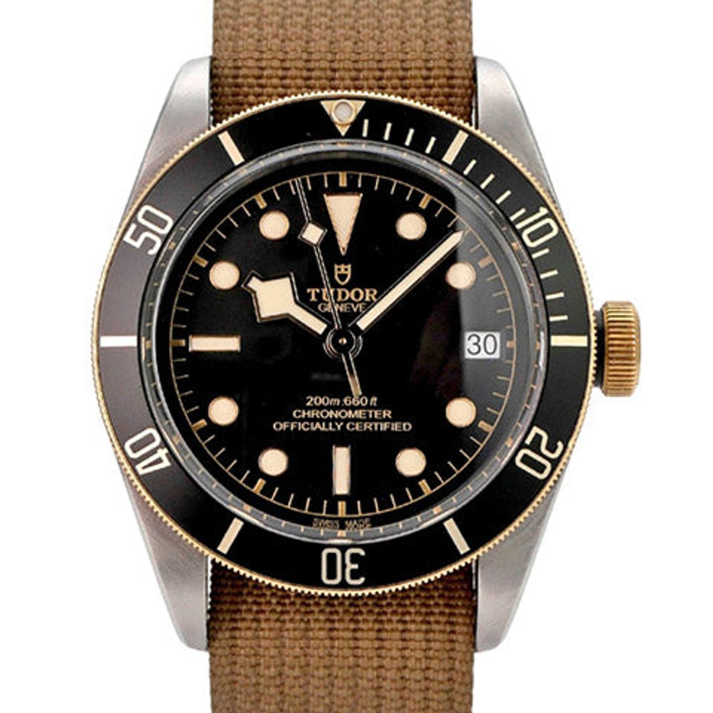 Tudor Black Bay S&G 79733N (Onbekend (willekeurig serienummer)) - Zwart wijzerplaat 41mm Staal (1/8)