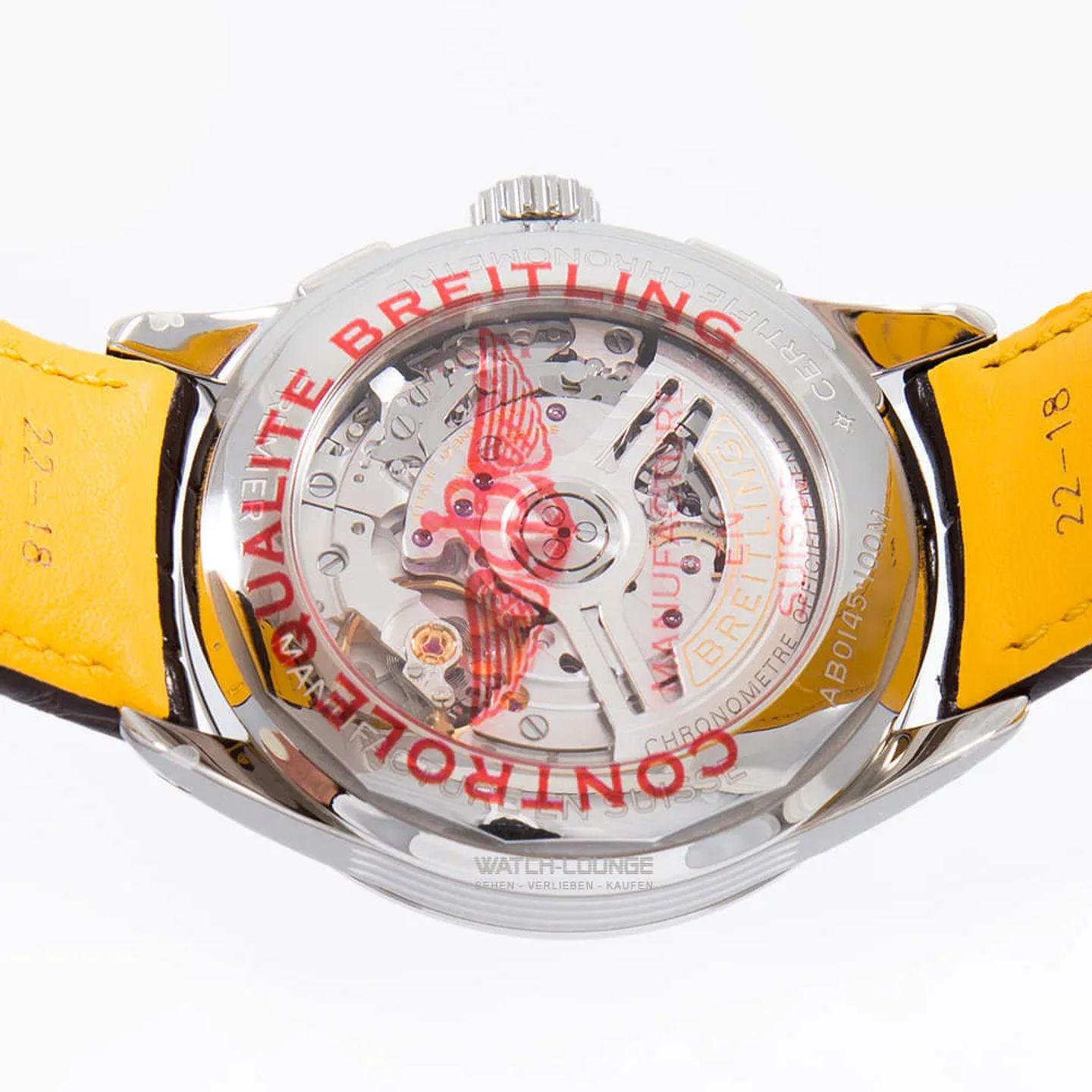 Breitling Premier AB0145211G1P1 (2025) - Yellow dial 42 mm Steel case (8/8)