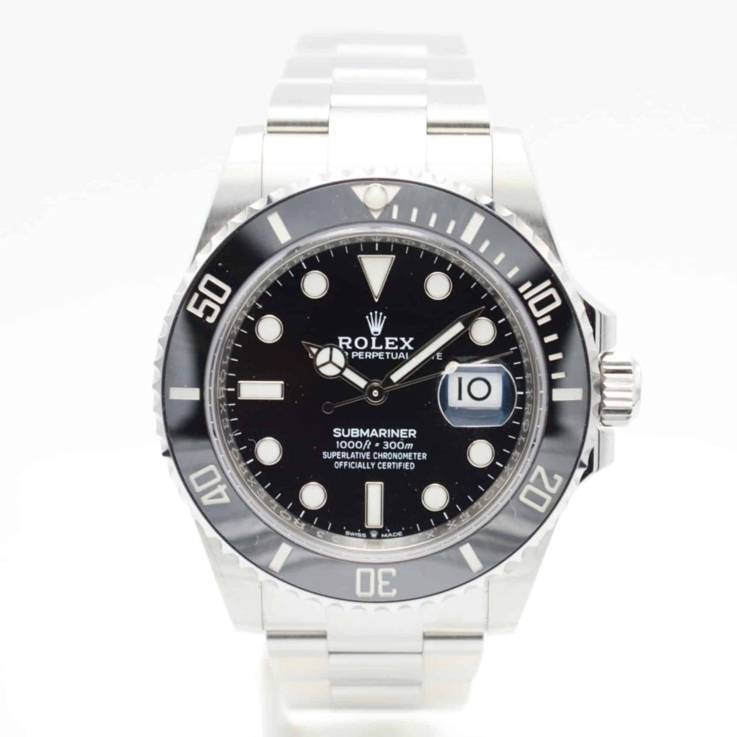 Rolex Submariner Date 126610LN (2023) - Zwart wijzerplaat 41mm Staal (1/7)