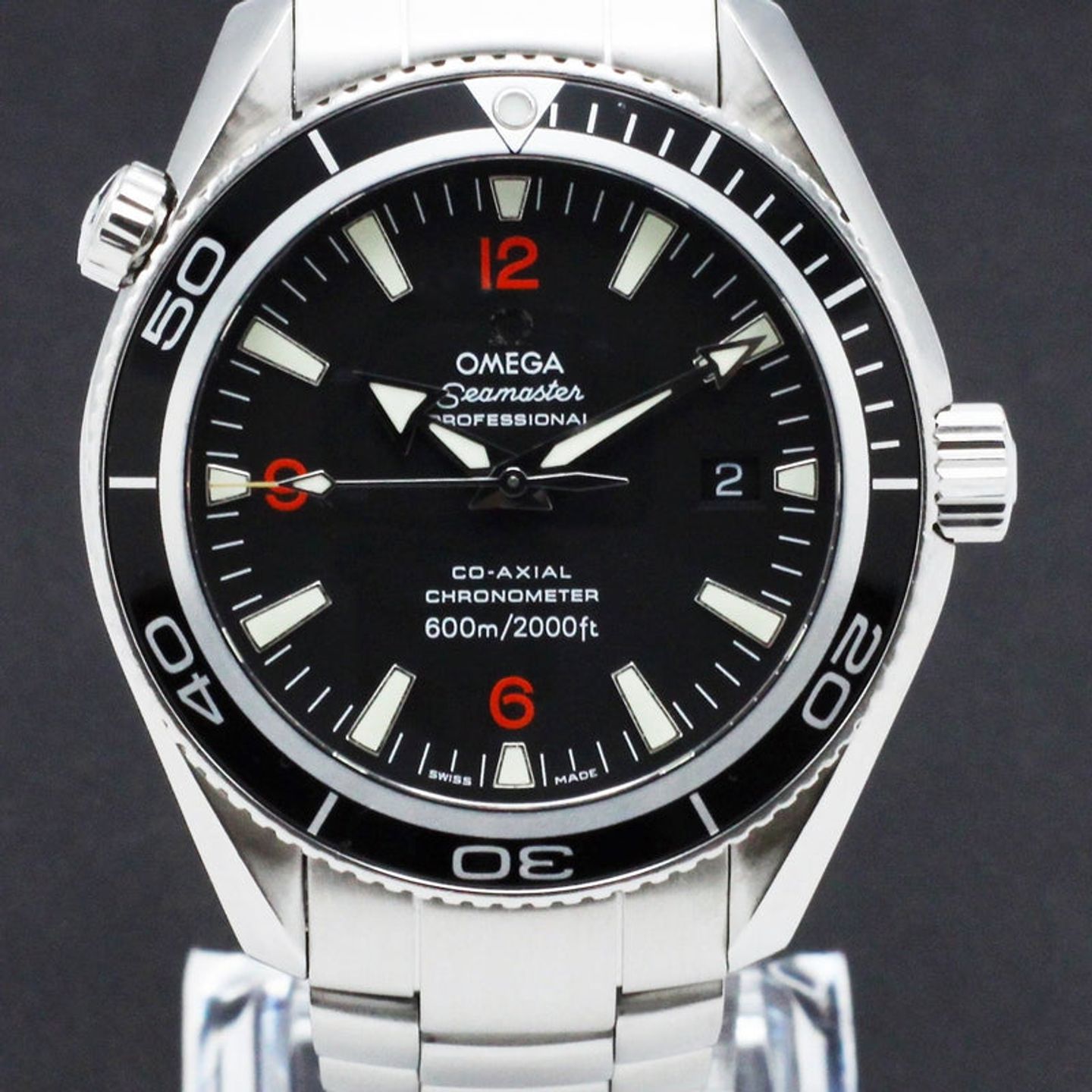 Omega Seamaster Planet Ocean 2201.51.00 (2007) - Zwart wijzerplaat 42mm Staal (1/7)