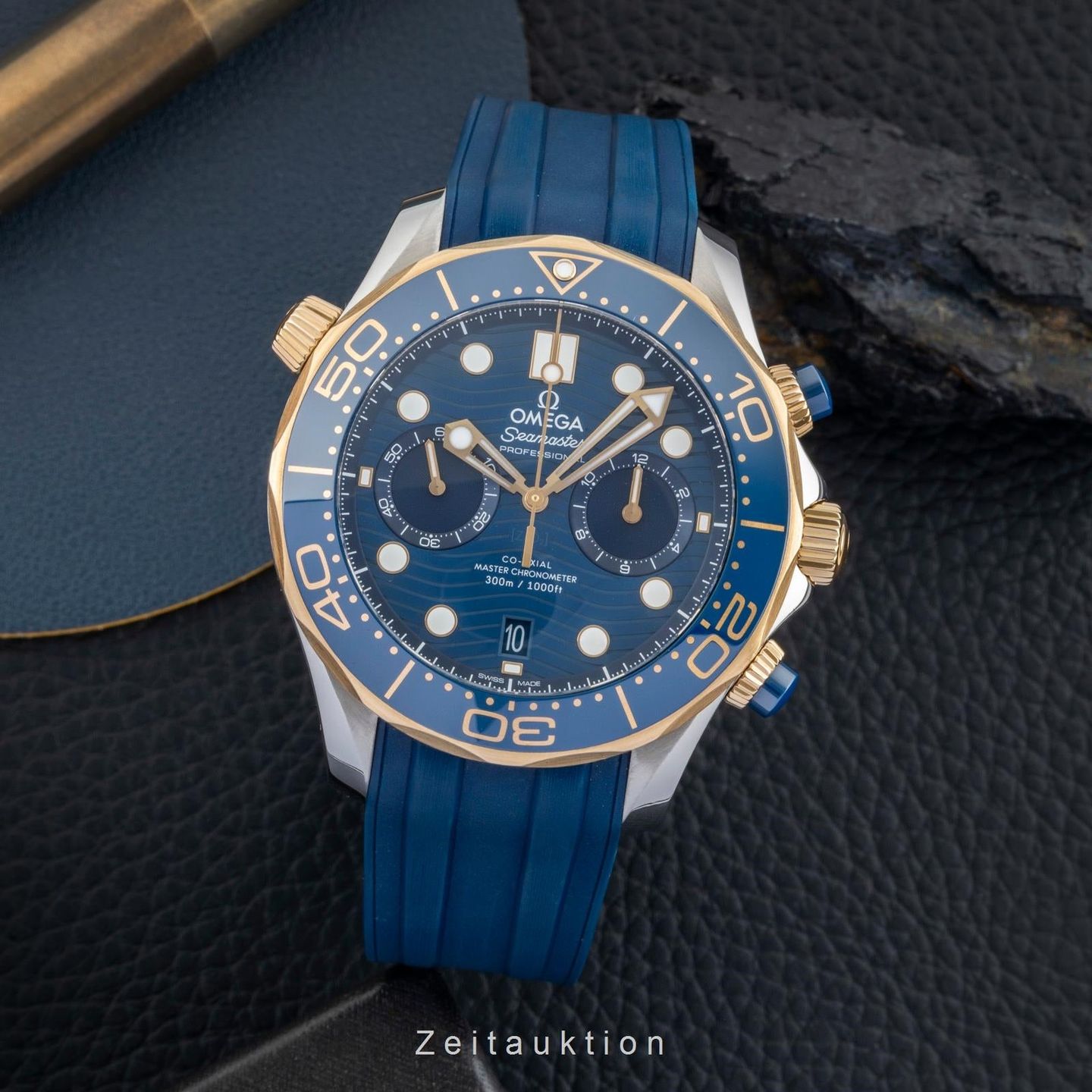 Omega Seamaster Diver 300 M 210.22.44.51.03.001 (Unknown (random serial)) - Blue dial 44 mm Steel case (3/8)