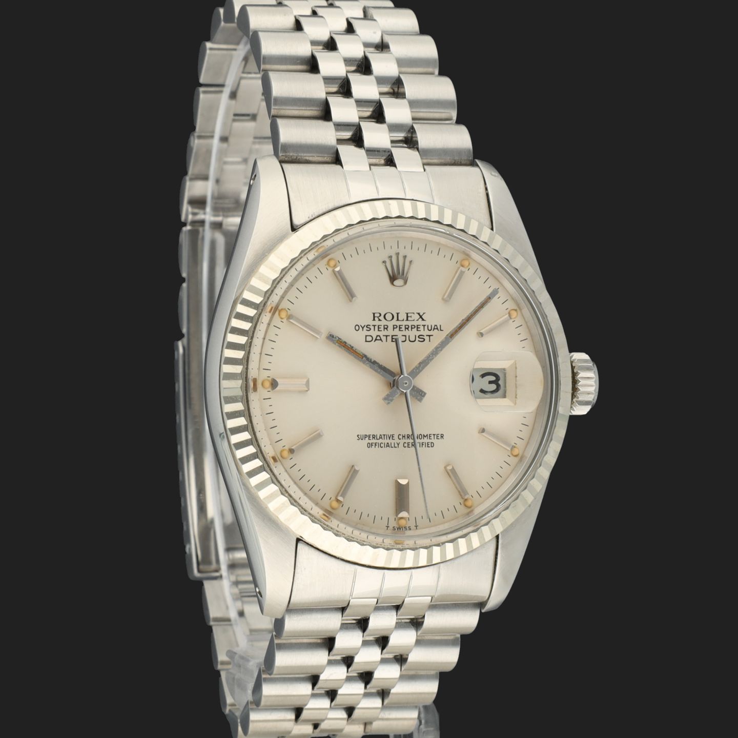 Rolex Datejust 36 16014 (1981) - Zilver wijzerplaat 36mm Staal (4/7)