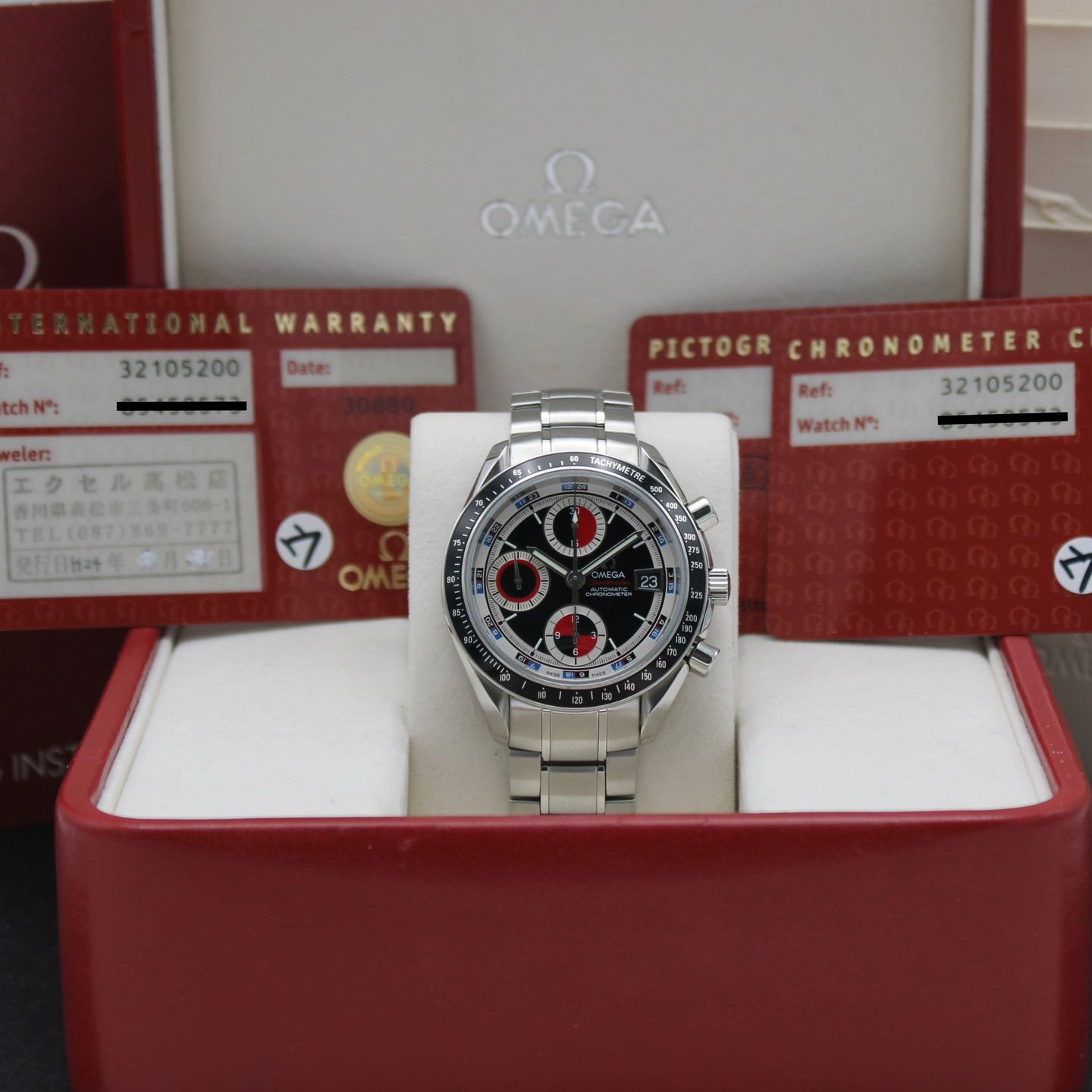 Omega Speedmaster Date 3210.52.00 (2008) - Black dial 40 mm Steel case (3/8)