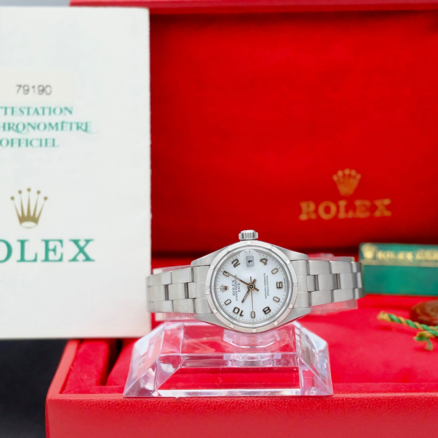 Rolex Oyster Perpetual Lady Date 79190 - (3/8)