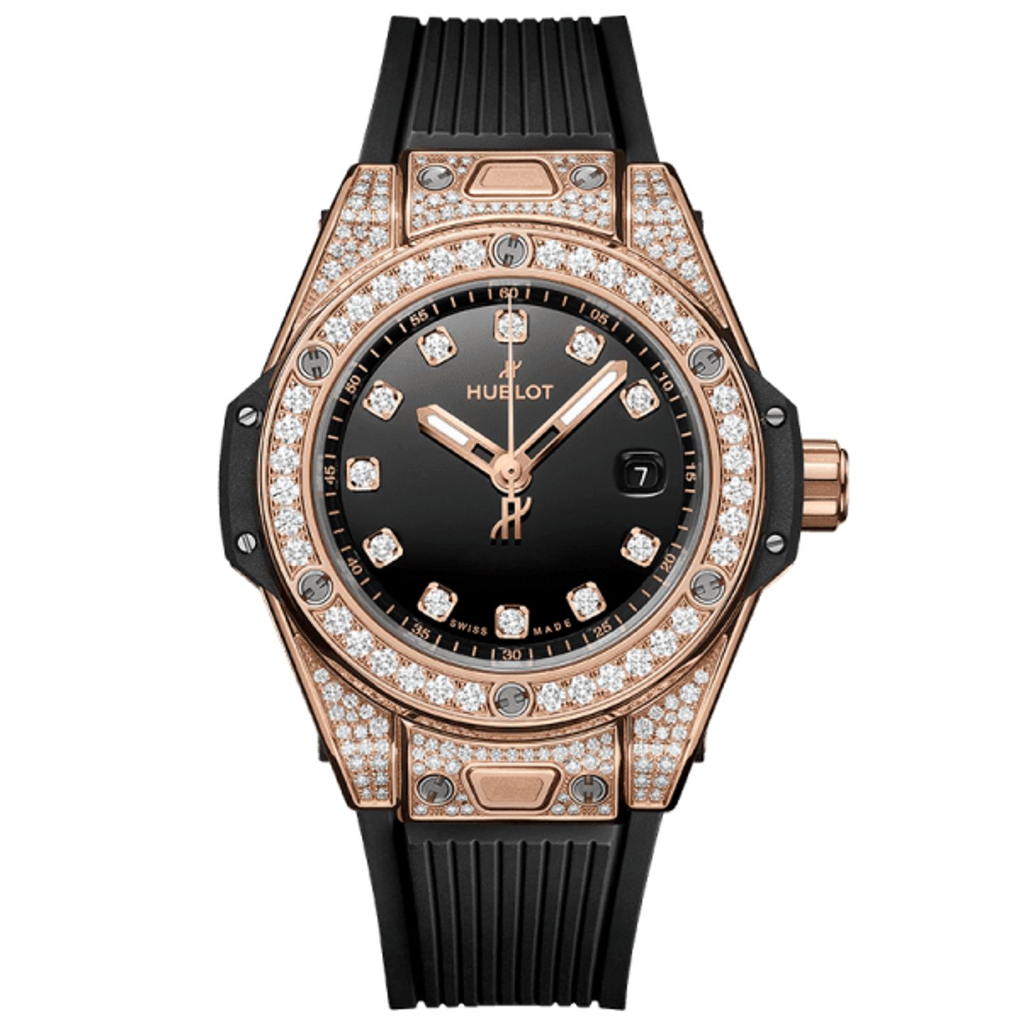 Hublot Big Bang 485.OX.1280.RX.1604 (2024) - Black dial 33 mm Rose Gold case (1/1)