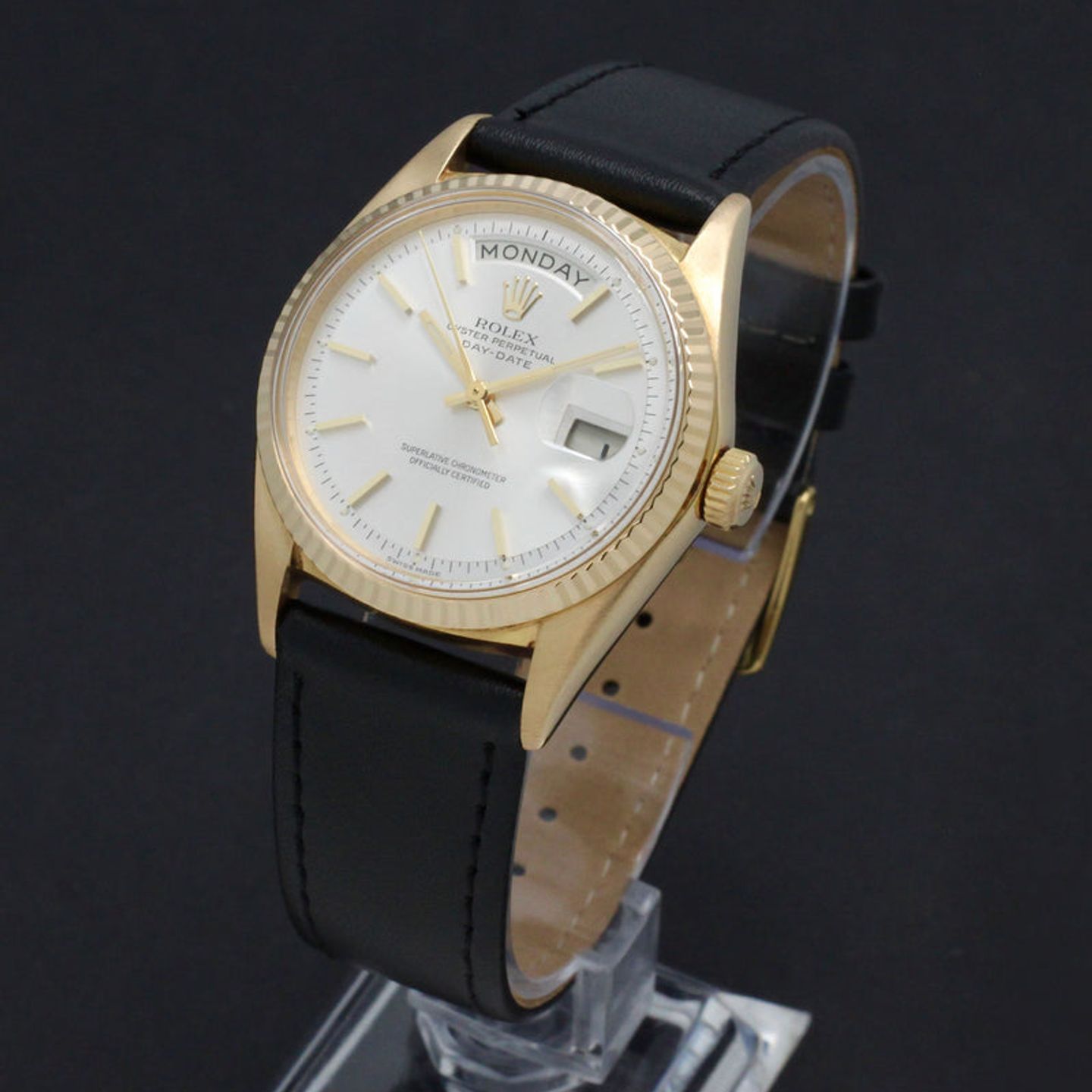 Rolex Day-Date 1803 (1967) - Silver dial 36 mm Yellow Gold case (5/8)