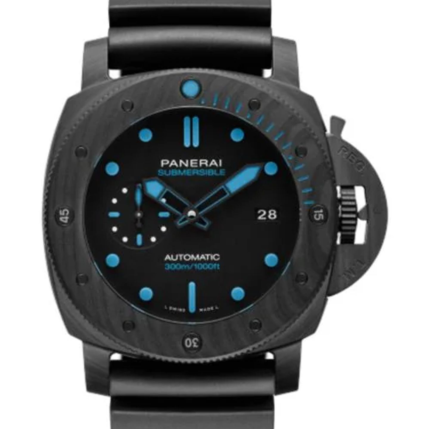 Panerai Luminor Submersible 1950 3 Days Automatic PAM02616 (2026) - Zwart wijzerplaat 47mm Carbon (1/1)
