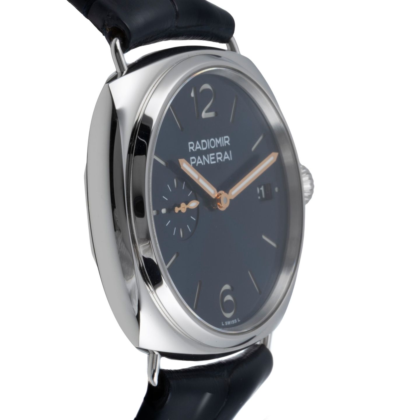 Panerai Radiomir PAM01293 (Unknown (random serial)) - Blue dial 40 mm Steel case (7/8)