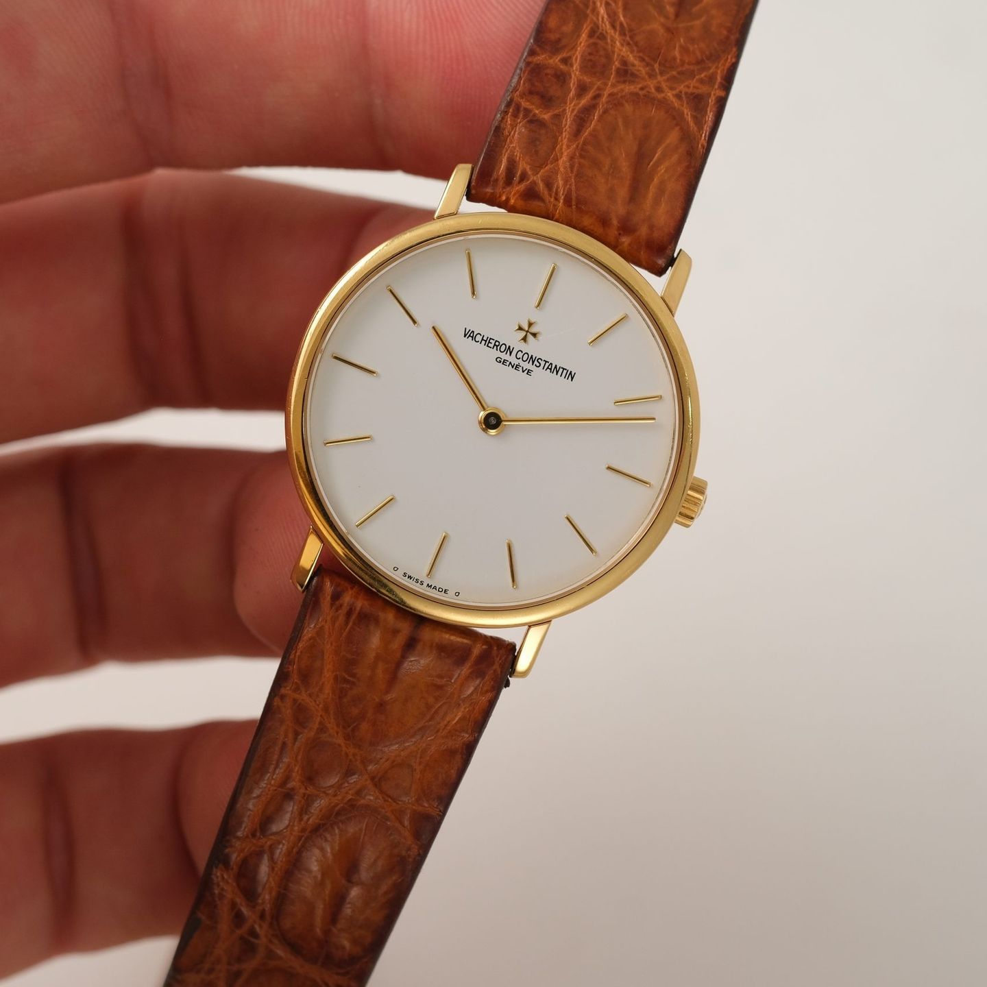 Vacheron Constantin Patrimony 31.039 (1998) - White dial 32 mm Yellow Gold case (6/8)