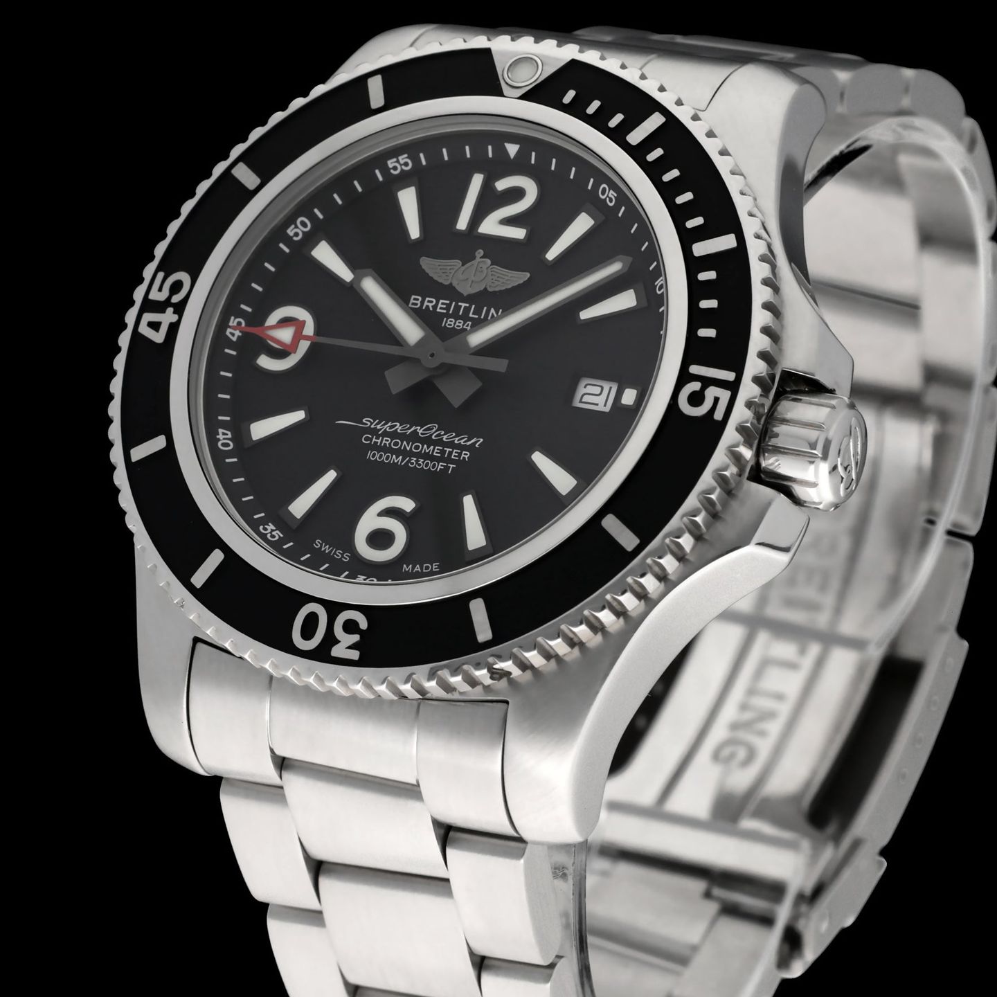 Breitling Superocean 44 A17367 (2022) - Blue dial 44 mm Steel case (7/8)