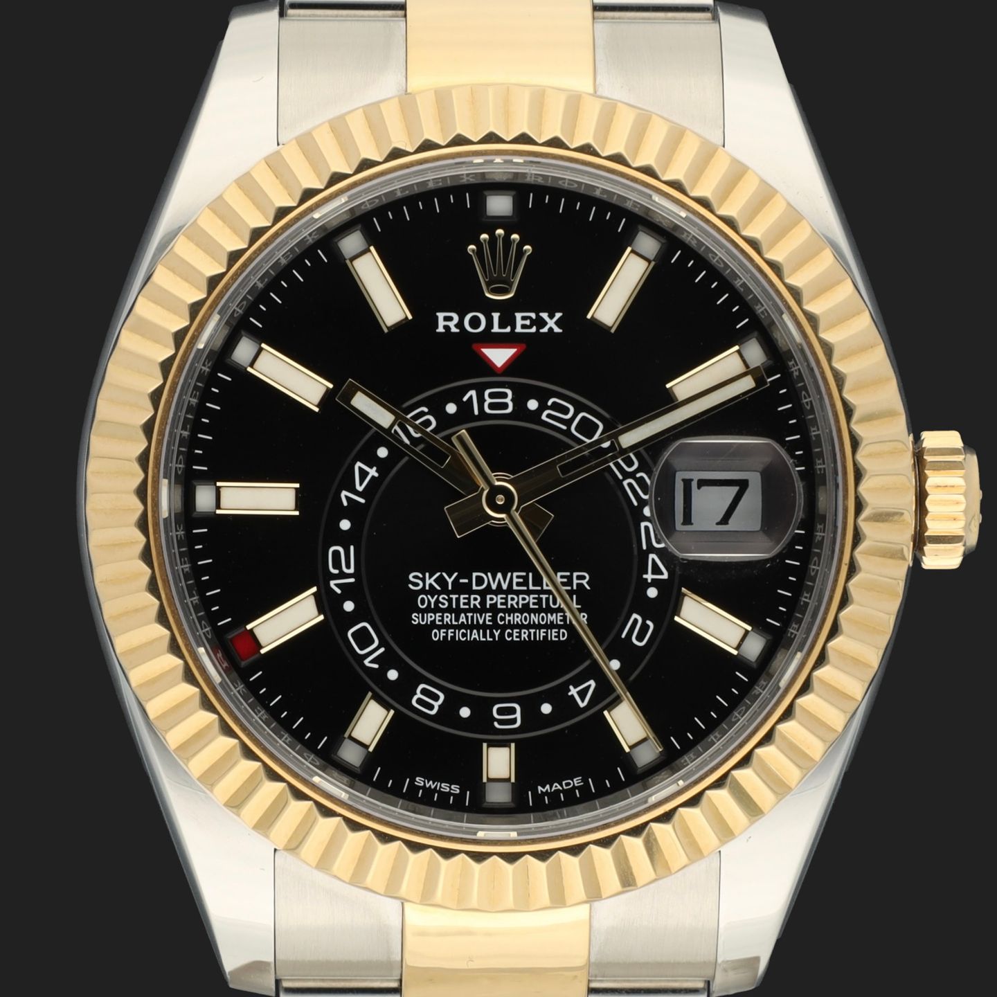 Rolex Sky-Dweller 326933 (2021) - 42 mm Gold/Steel case (2/8)