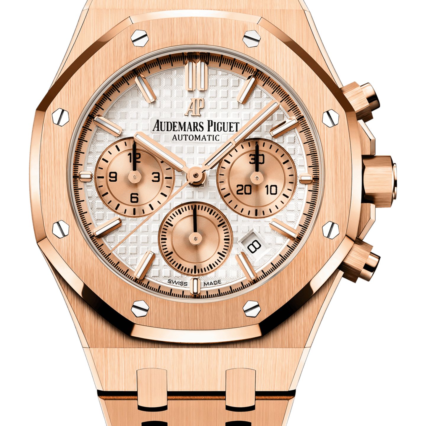 Audemars Piguet Royal Oak Chronograph 26315OR.OO.1256OR.01 (2025) - Silver dial 38 mm Rose Gold case (1/1)