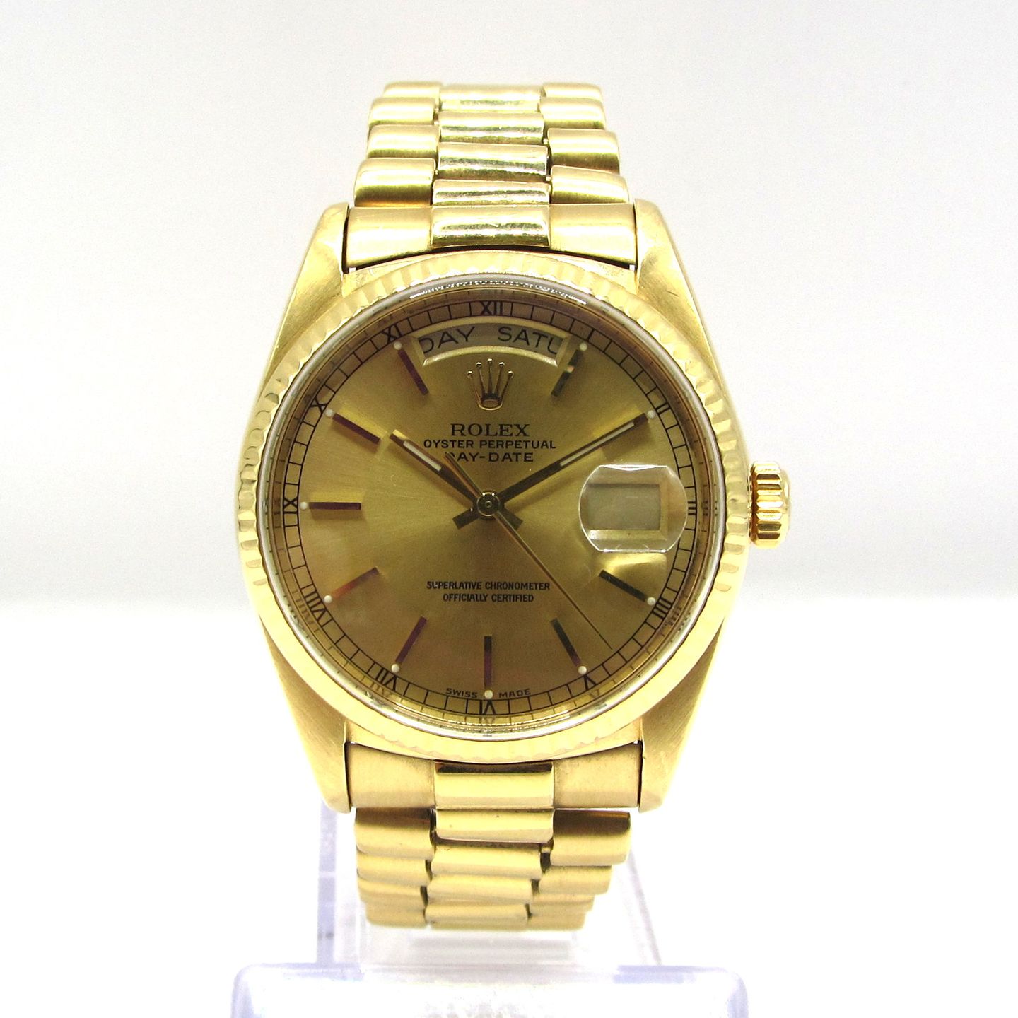 Rolex Day-Date 36 18038 (Unknown (random serial)) - 36 mm Yellow Gold case (4/5)