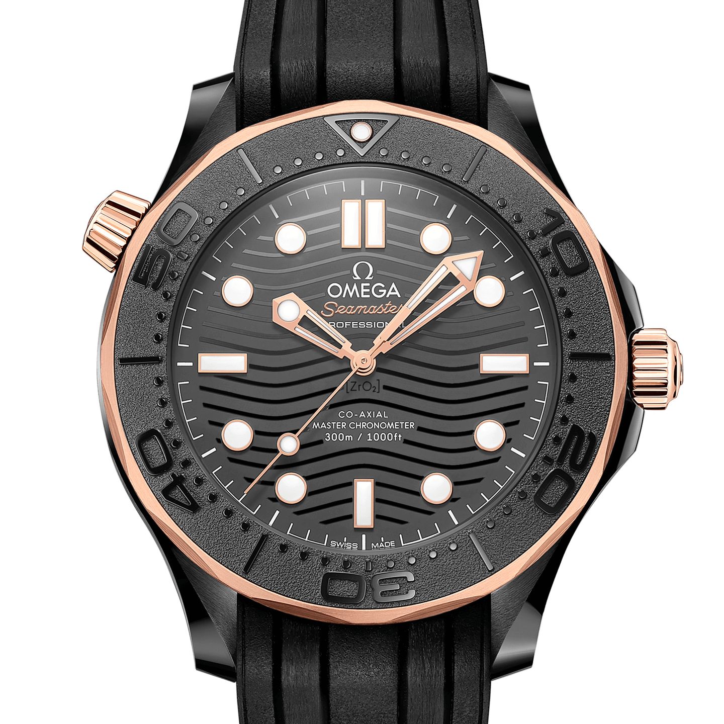 Omega Seamaster Diver 300 M 210.62.44.20.01.001 (2024) - Black dial 43 mm Rose Gold case (1/1)