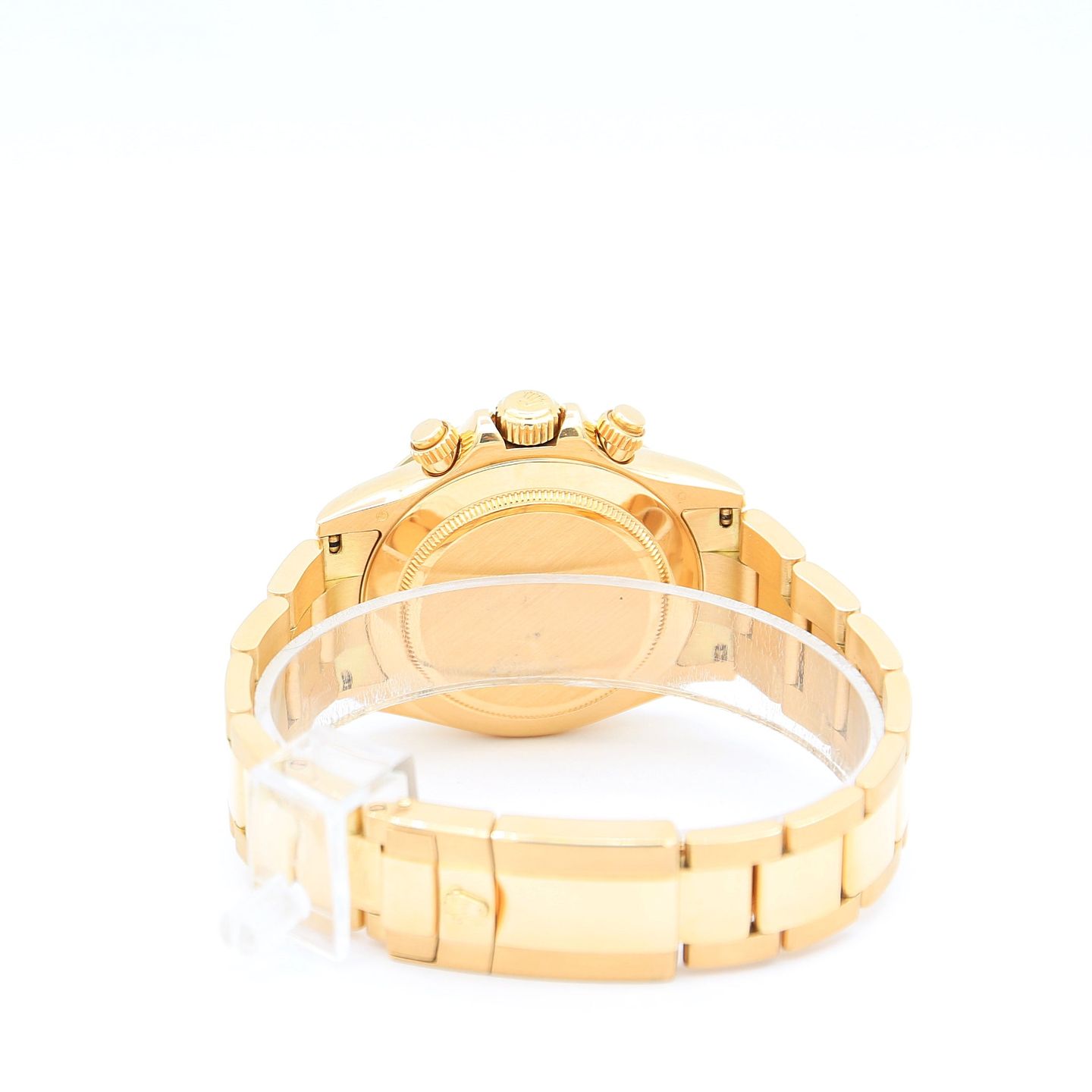 Rolex Daytona 116528 (Unknown (random serial)) - Pearl dial 40 mm Yellow Gold case (5/5)