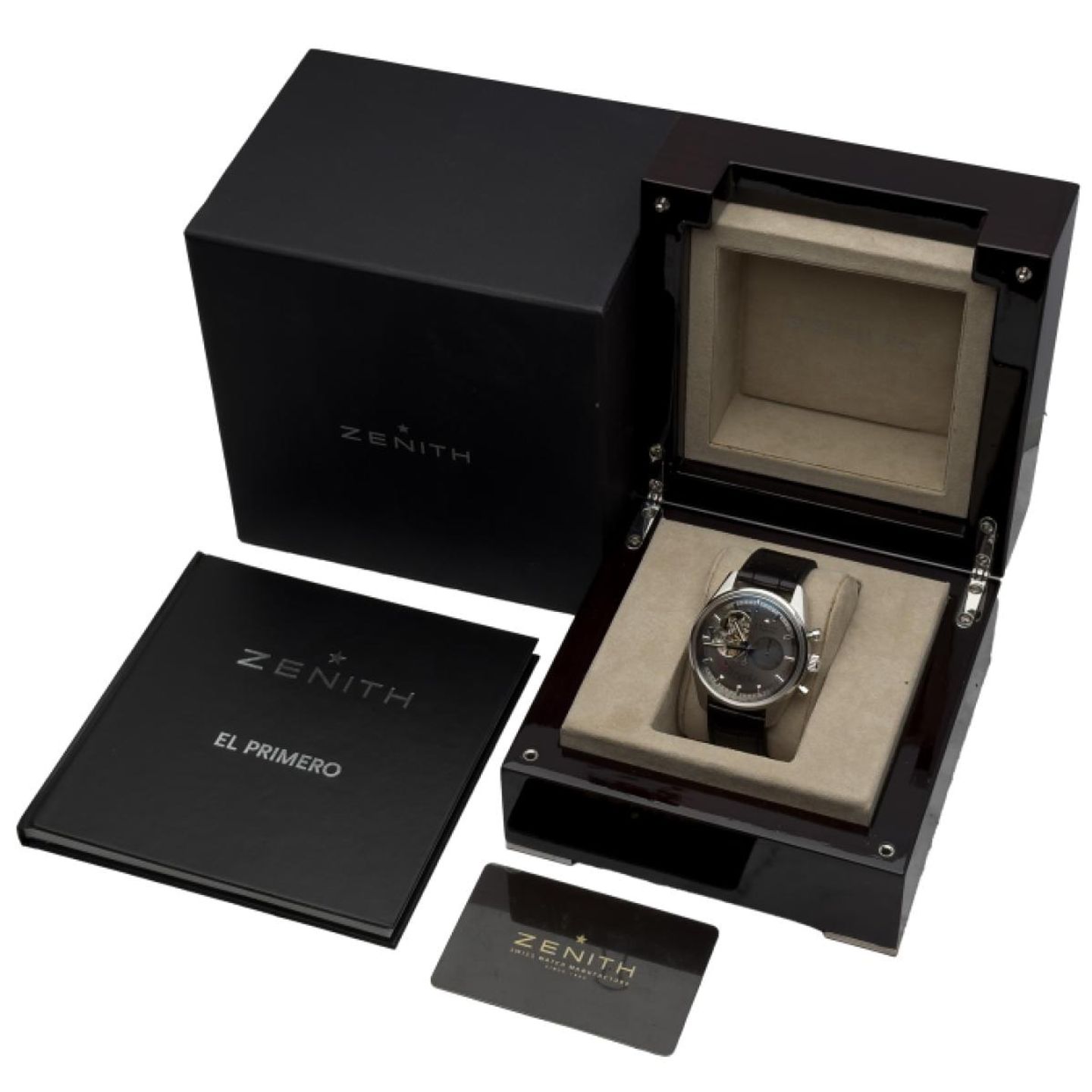 Zenith El Primero Chronomaster 40.2082.4021/91.C496 (2014) - Grey dial 42 mm Platinum case (8/8)