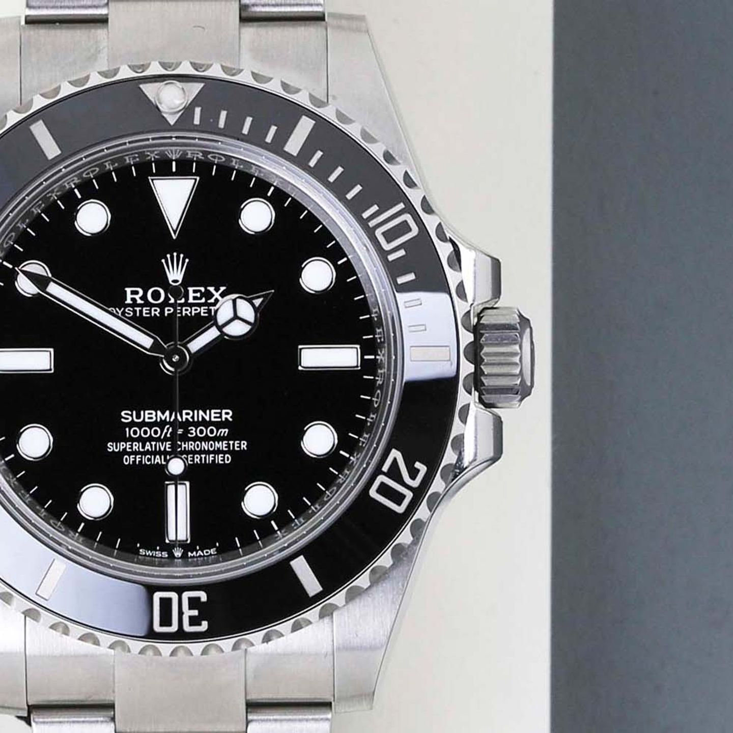 Rolex Submariner No Date 124060 (2024) - Zwart wijzerplaat 41mm Staal (5/8)