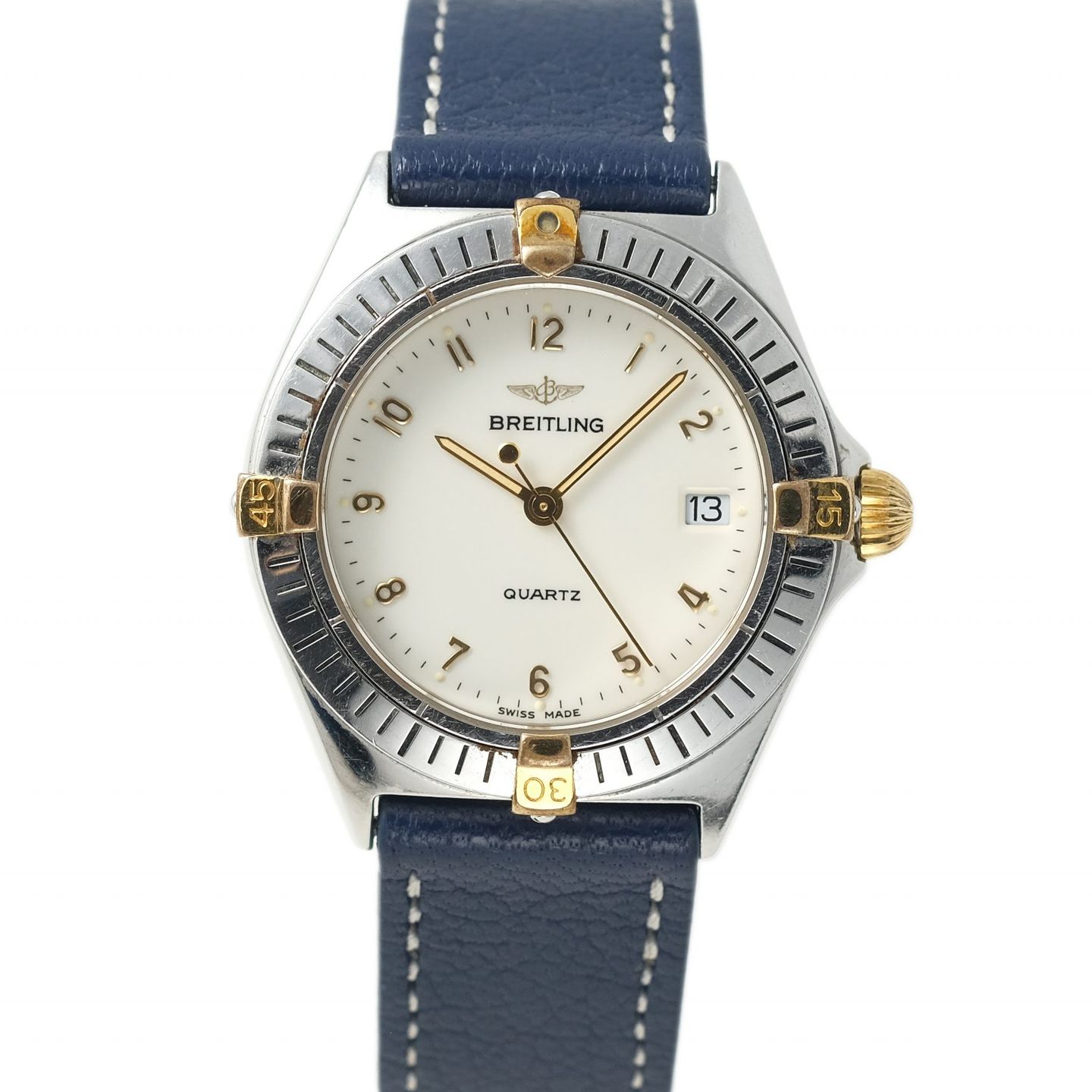 Breitling Callisto 80510 (1990) - White dial 34 mm Steel case (3/12)