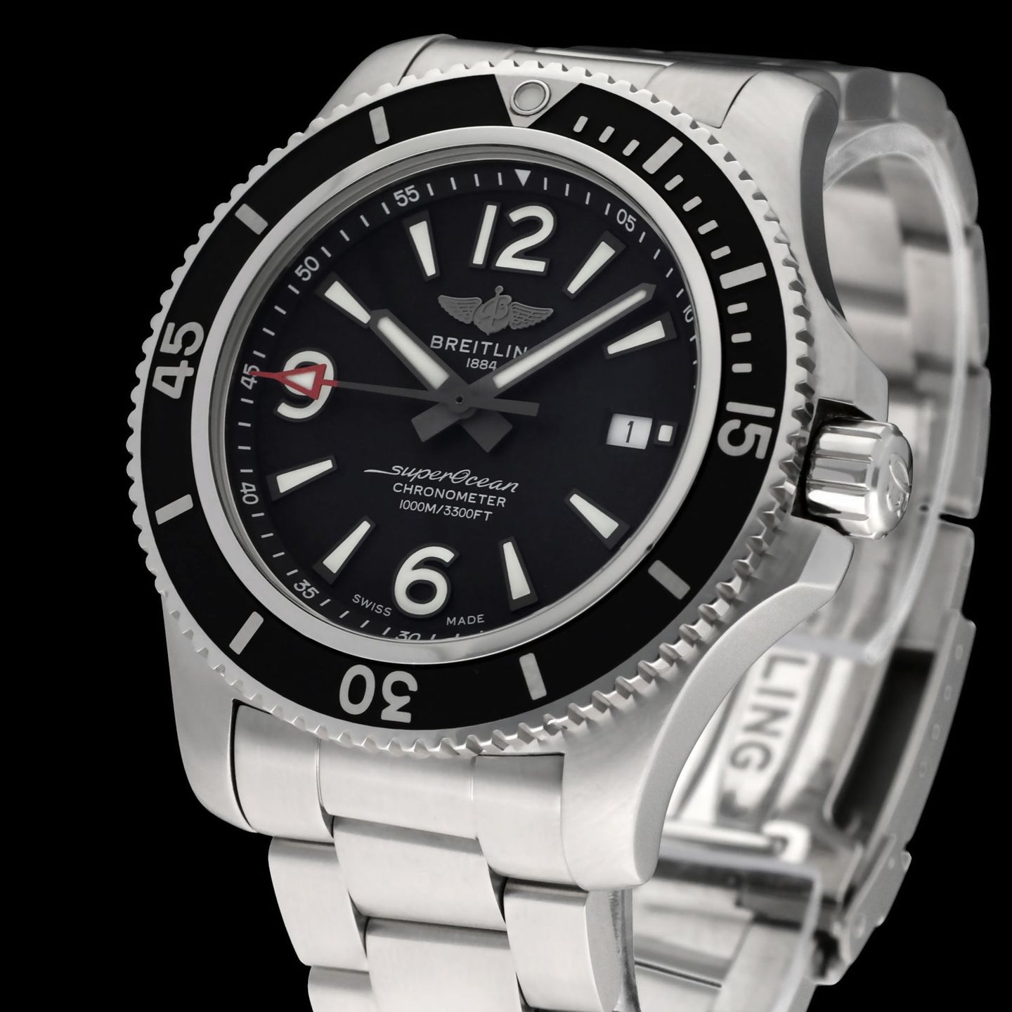 Breitling Superocean 44 A17367 (2019) - Blue dial 44 mm Steel case (7/8)