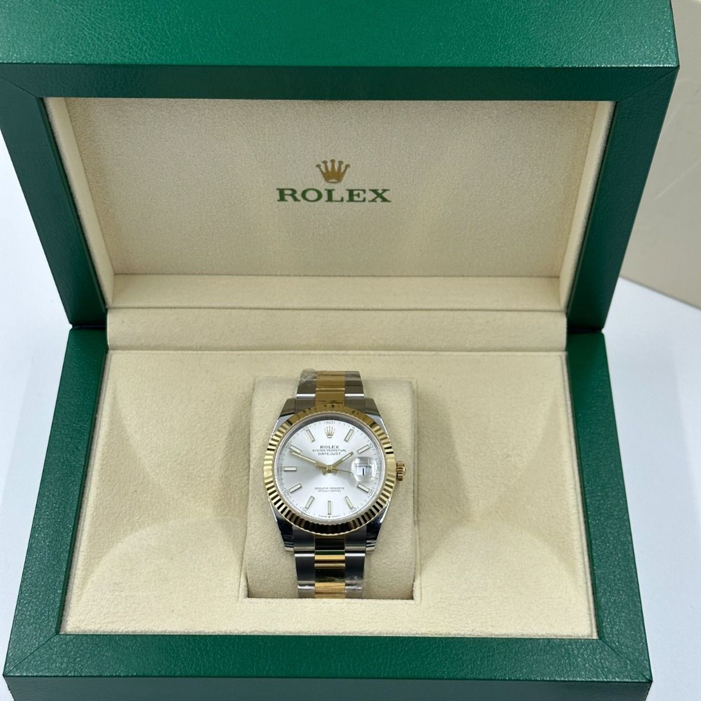 Rolex Datejust 41 126333 (2024) - Silver dial 41 mm Gold/Steel case (4/8)