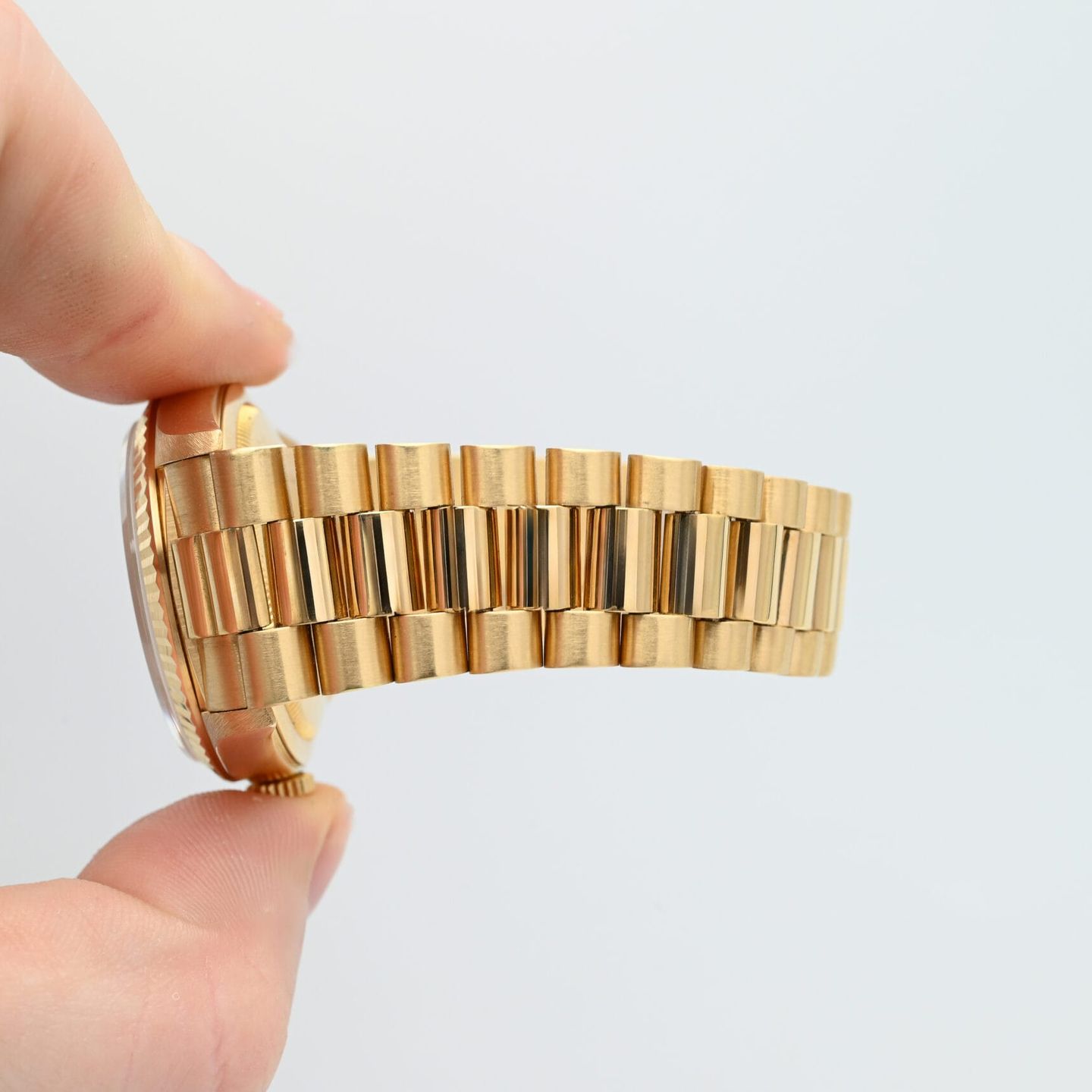 Rolex Day-Date 36 18238 (1989) - Champagne dial 36 mm Yellow Gold case (7/7)