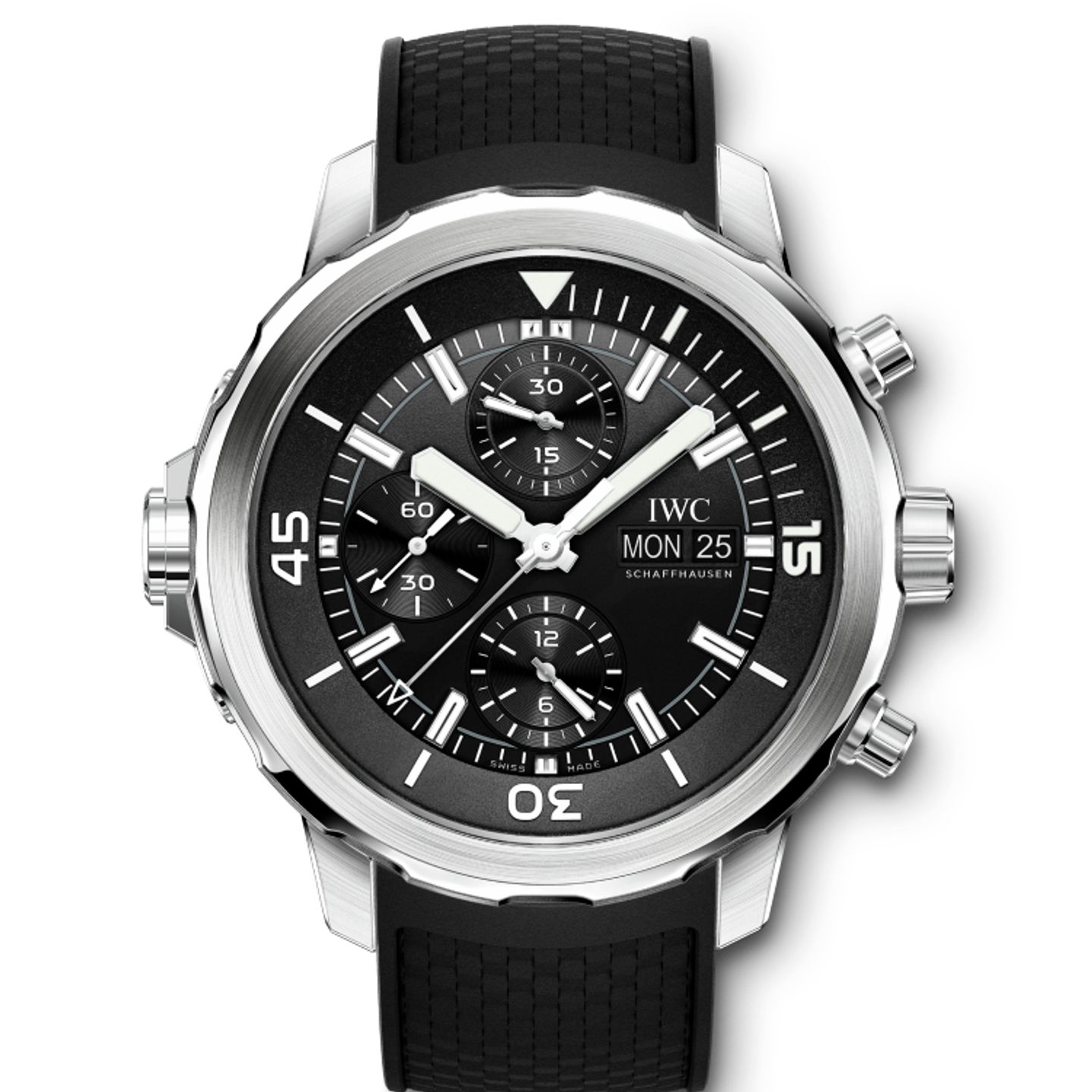 IWC Aquatimer Chronograph IW376803 (2024) - Zwart wijzerplaat 44mm Staal (1/1)