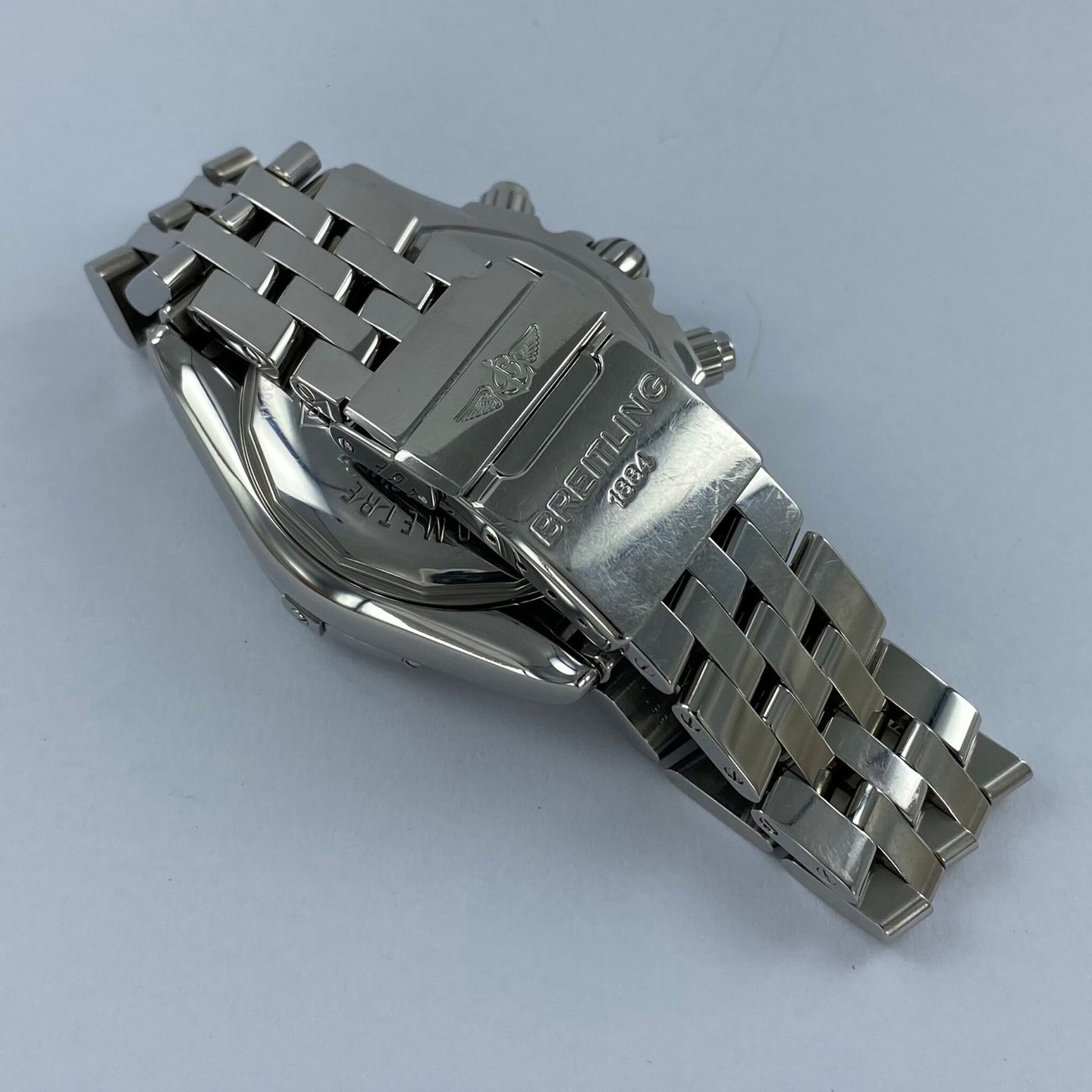 Breitling Chronomat Evolution A13356 (Unknown (random serial)) - Black dial 44 mm Steel case (8/8)