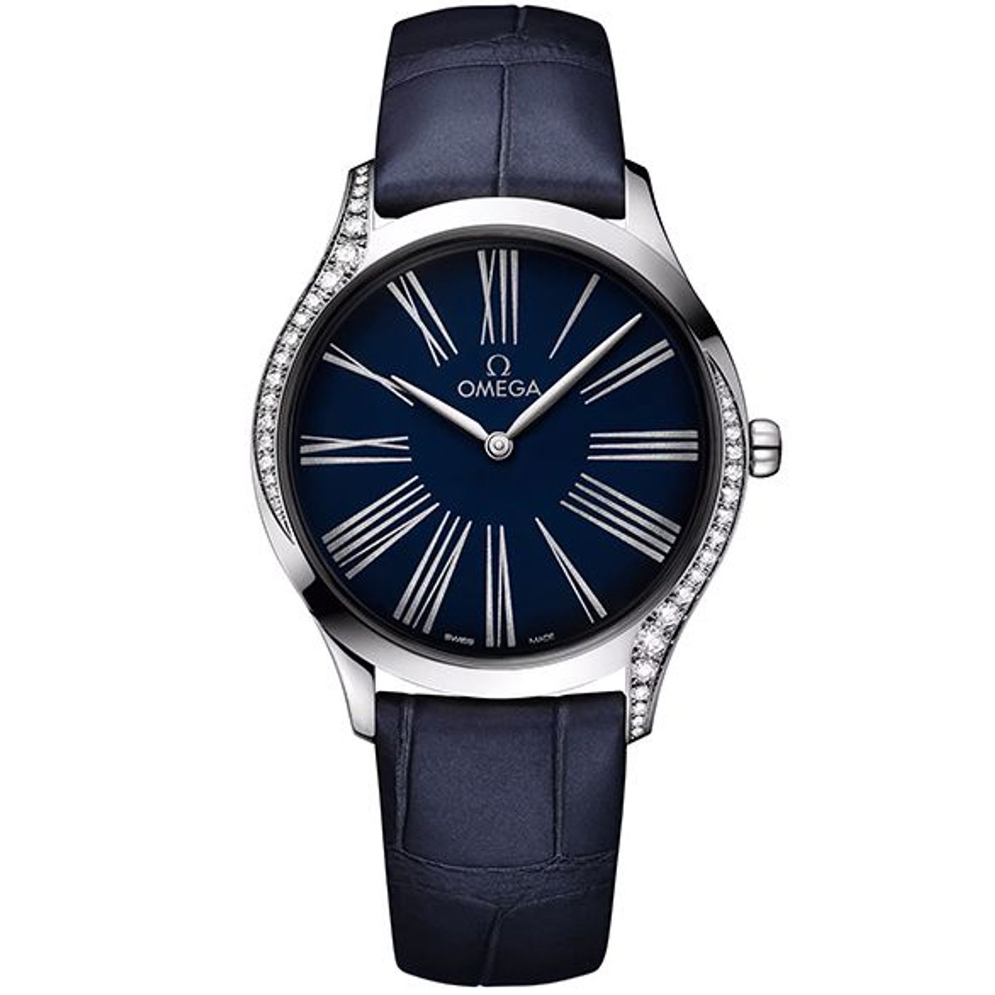 Omega De Ville Trésor 428.18.36.60.03.001 (2024) - Blauw wijzerplaat 36mm Staal (1/8)