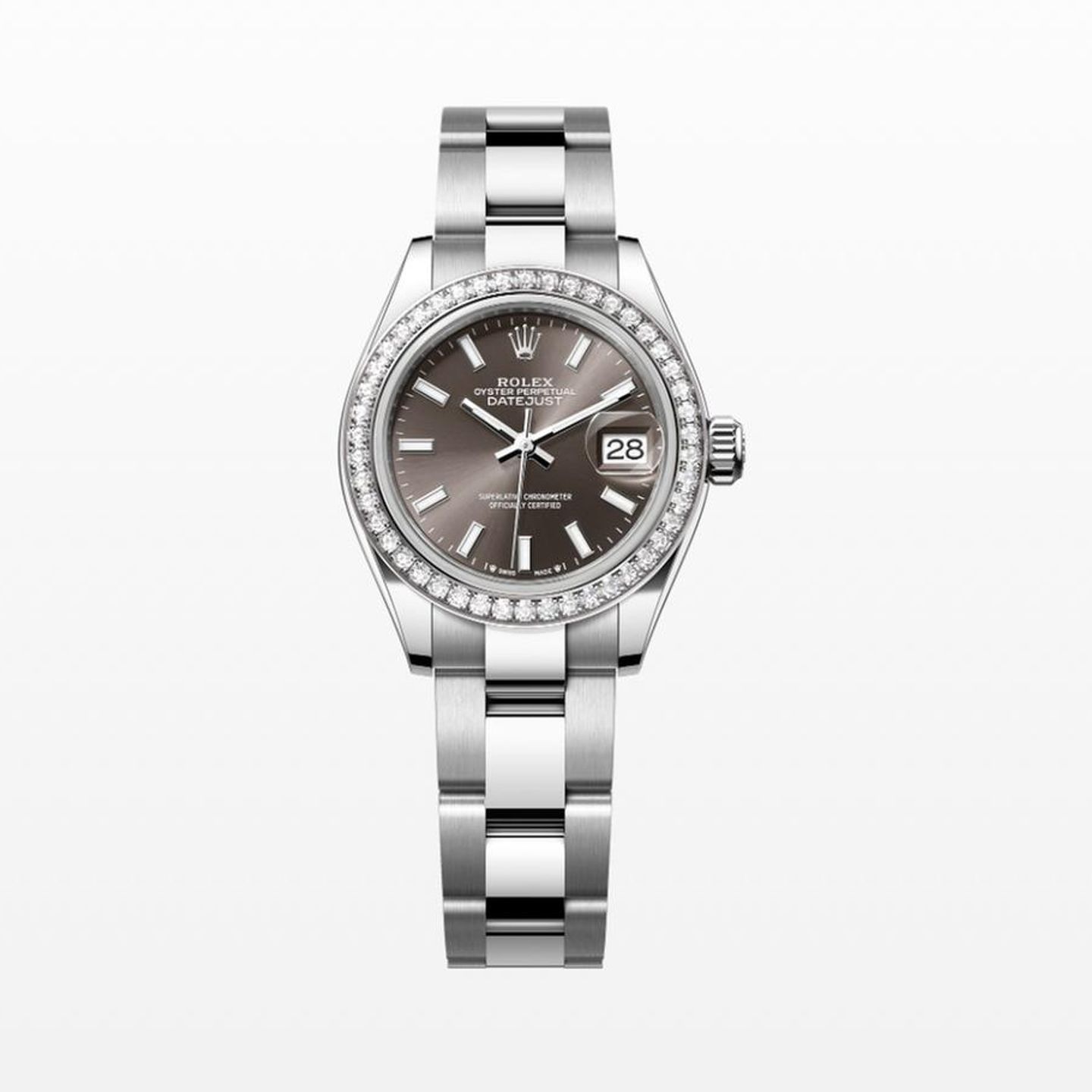 Rolex Lady-Datejust 279384RBR GREY INDEX OYS - (1/1)