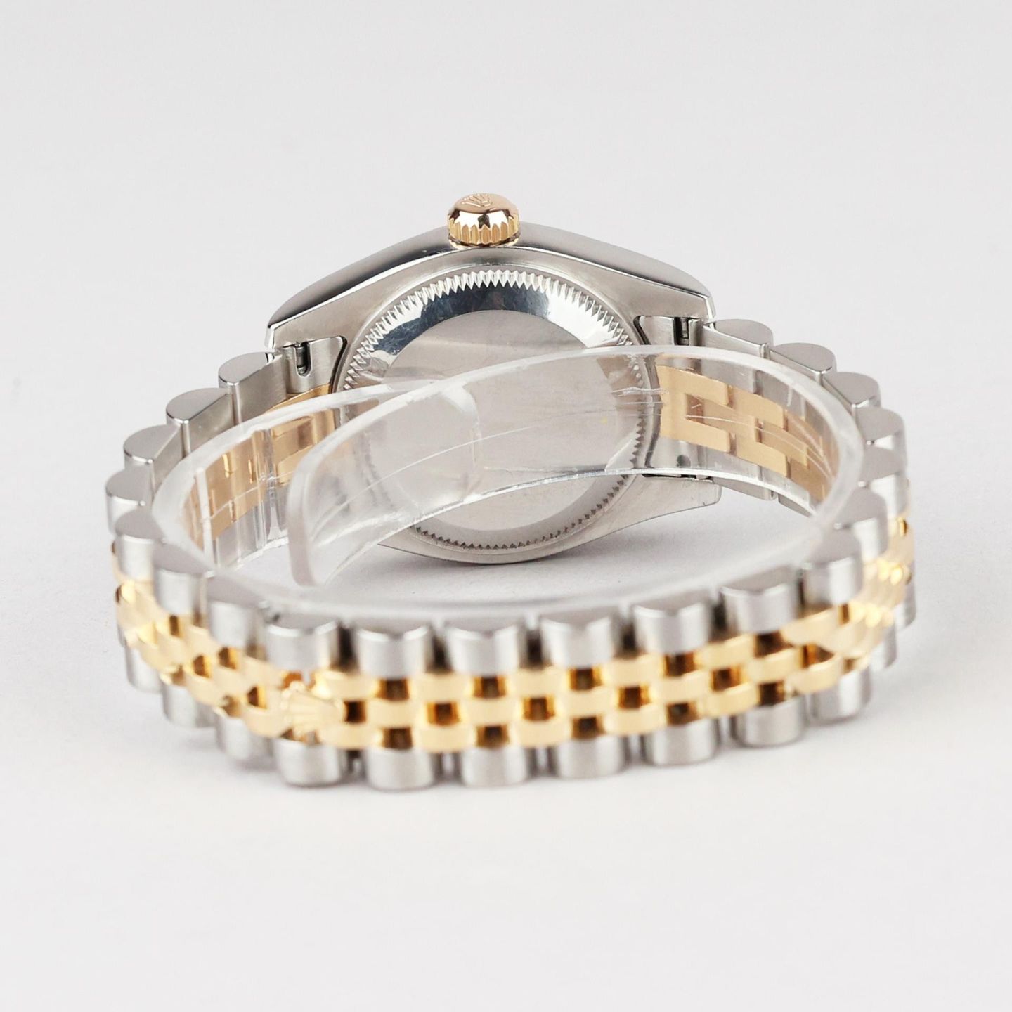 Rolex Lady-Datejust 179173 (2009) - Black dial 26 mm Gold/Steel case (6/8)