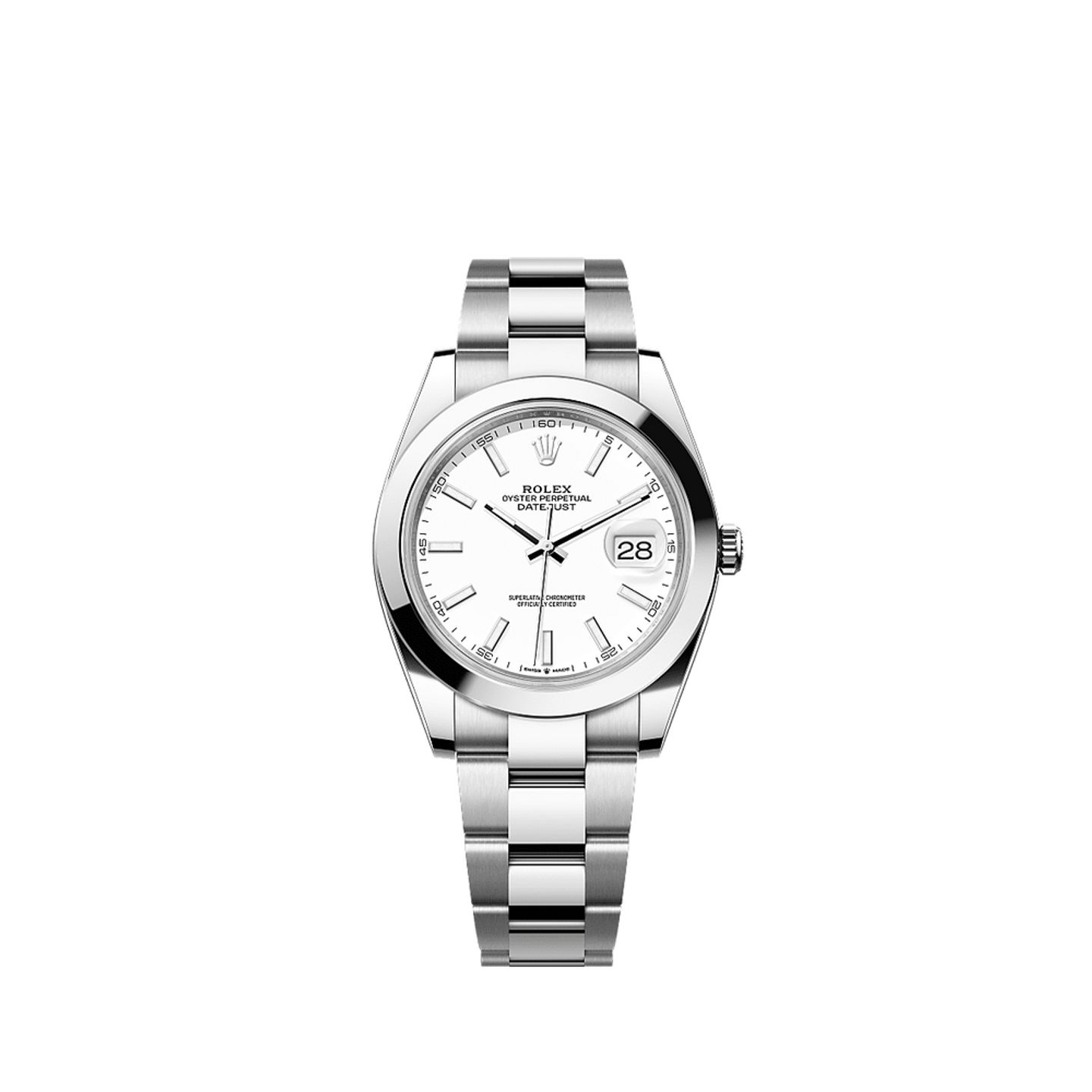 Rolex Datejust 41 126300 (2025) - White dial 41 mm Steel case (1/1)