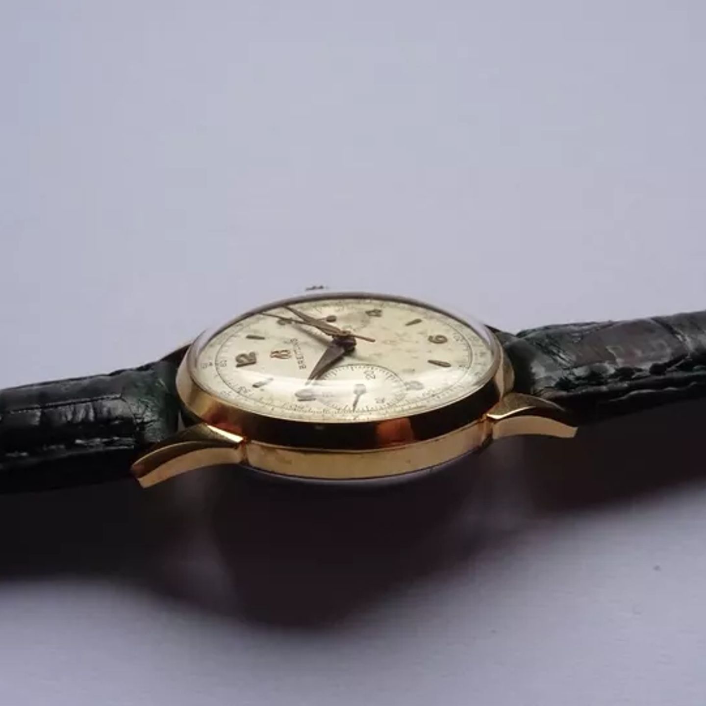 Breitling Vintage 1193 (1956) - Zilver wijzerplaat 34mm Goud/Staal (5/8)