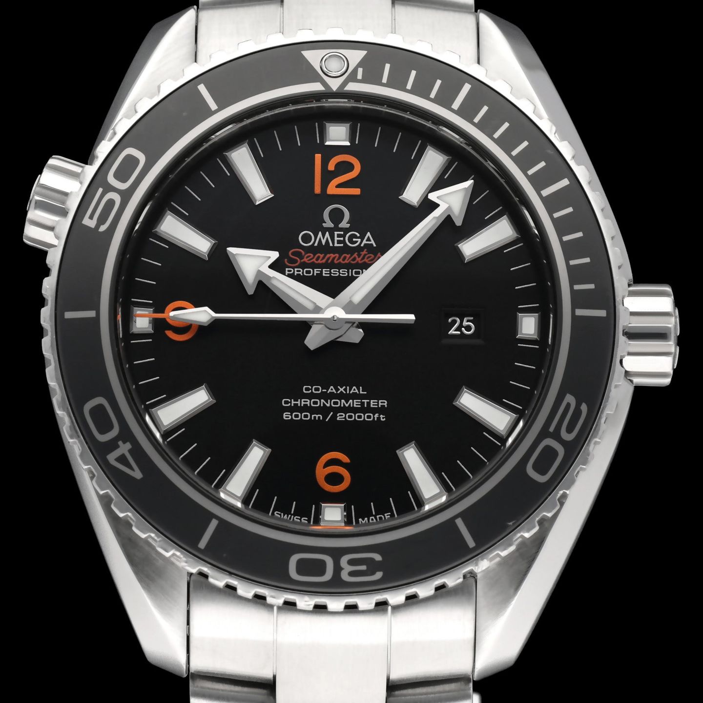 Omega Seamaster Planet Ocean 232.30.38.20.01.002 (2018) - Black dial 38 mm Steel case (1/8)