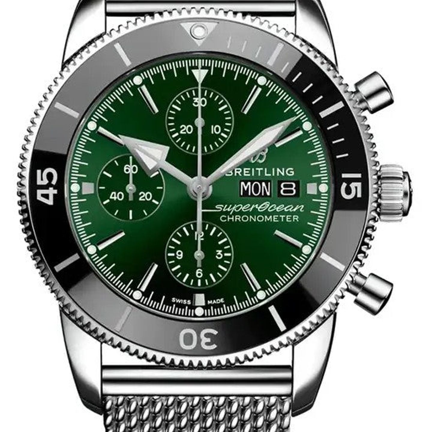 Breitling Superocean Heritage A13313121L1A1 (2026) - Green dial 44 mm Steel case (1/1)
