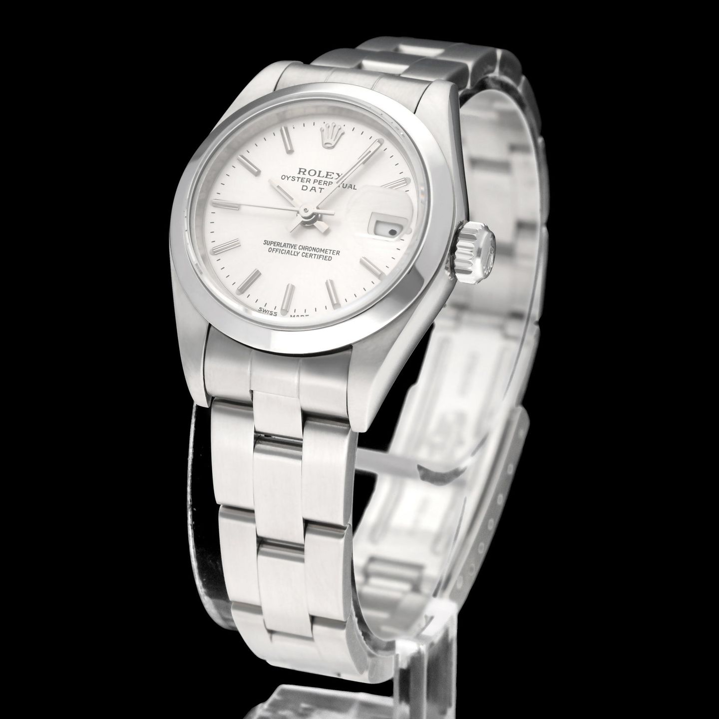 Rolex Oyster Perpetual Lady Date 79160 (2002) - 26mm Staal (2/7)