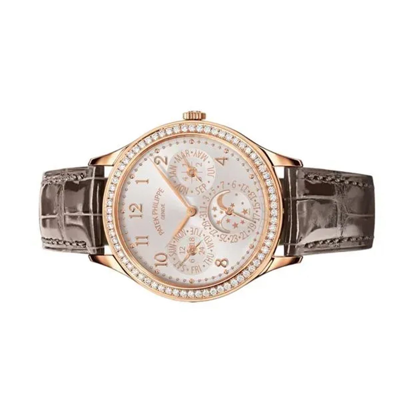 Patek Philippe Perpetual Calendar 7140R-001 (2024) - Silver dial 35 mm Rose Gold case (3/6)