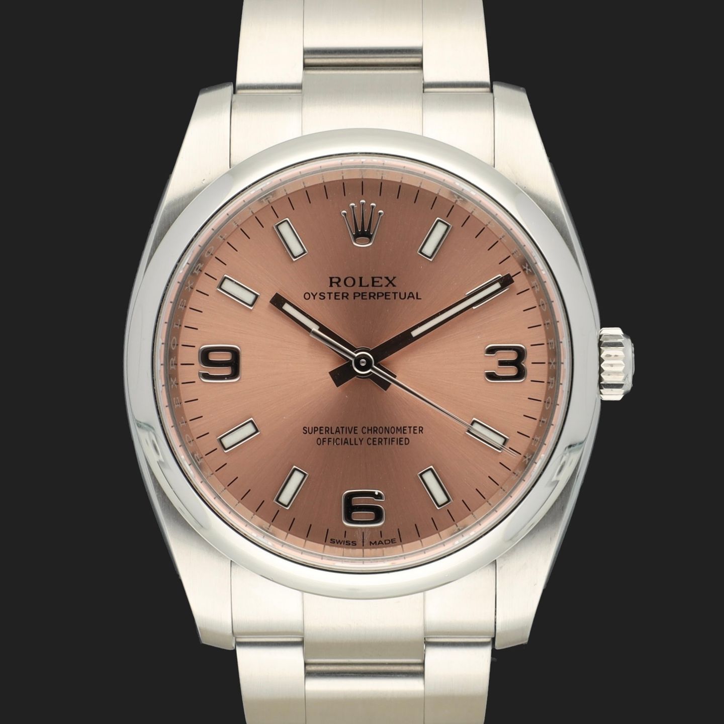 Rolex Oyster Perpetual 34 114200 (2017) - 34mm Staal (3/8)