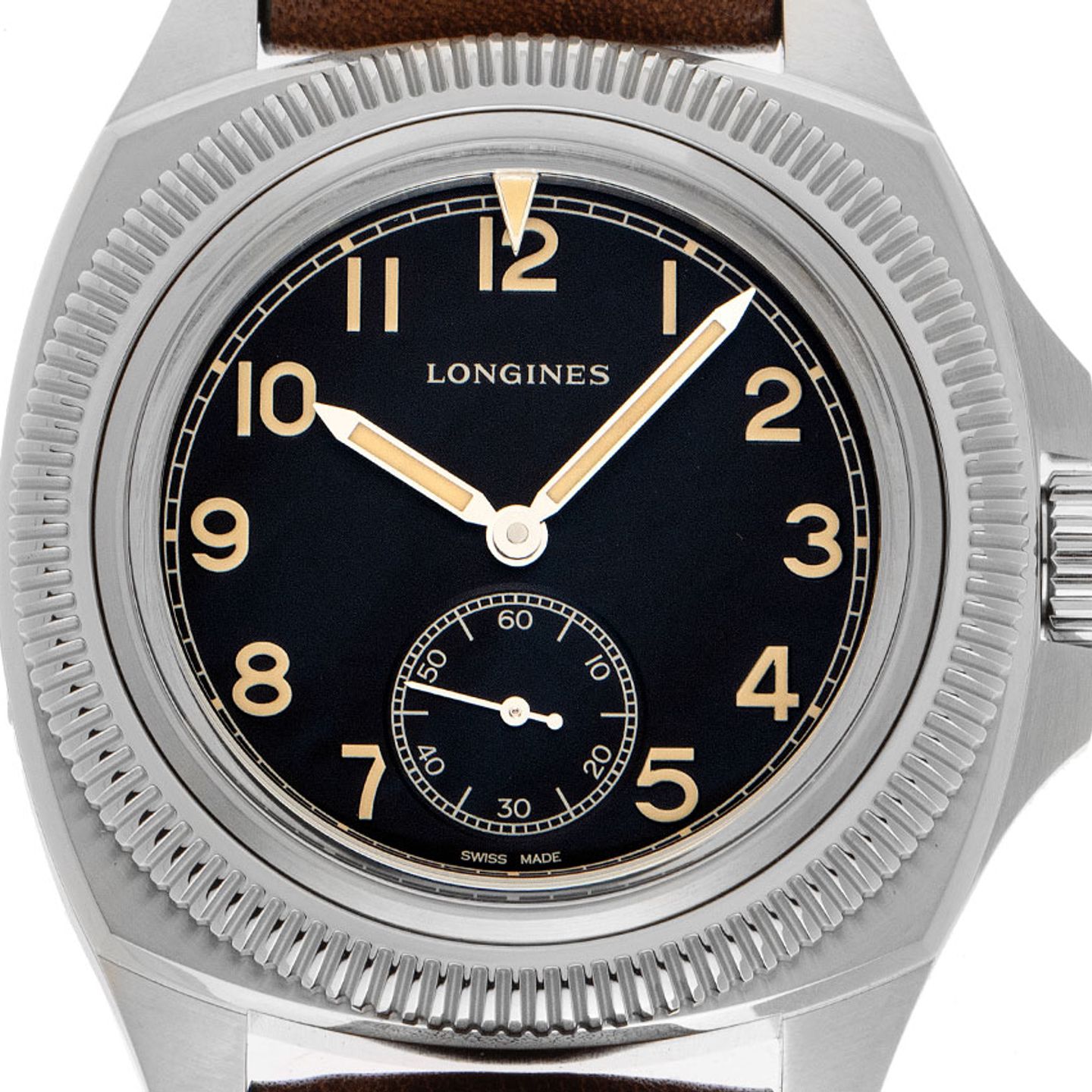 Longines Heritage L2.838.4.53.9 (2026) - Black dial 43 mm Steel case (1/8)