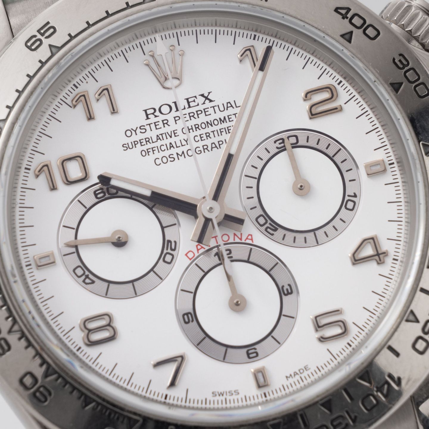 Rolex Daytona 16519 (1999) - White dial 40 mm White Gold case (6/8)