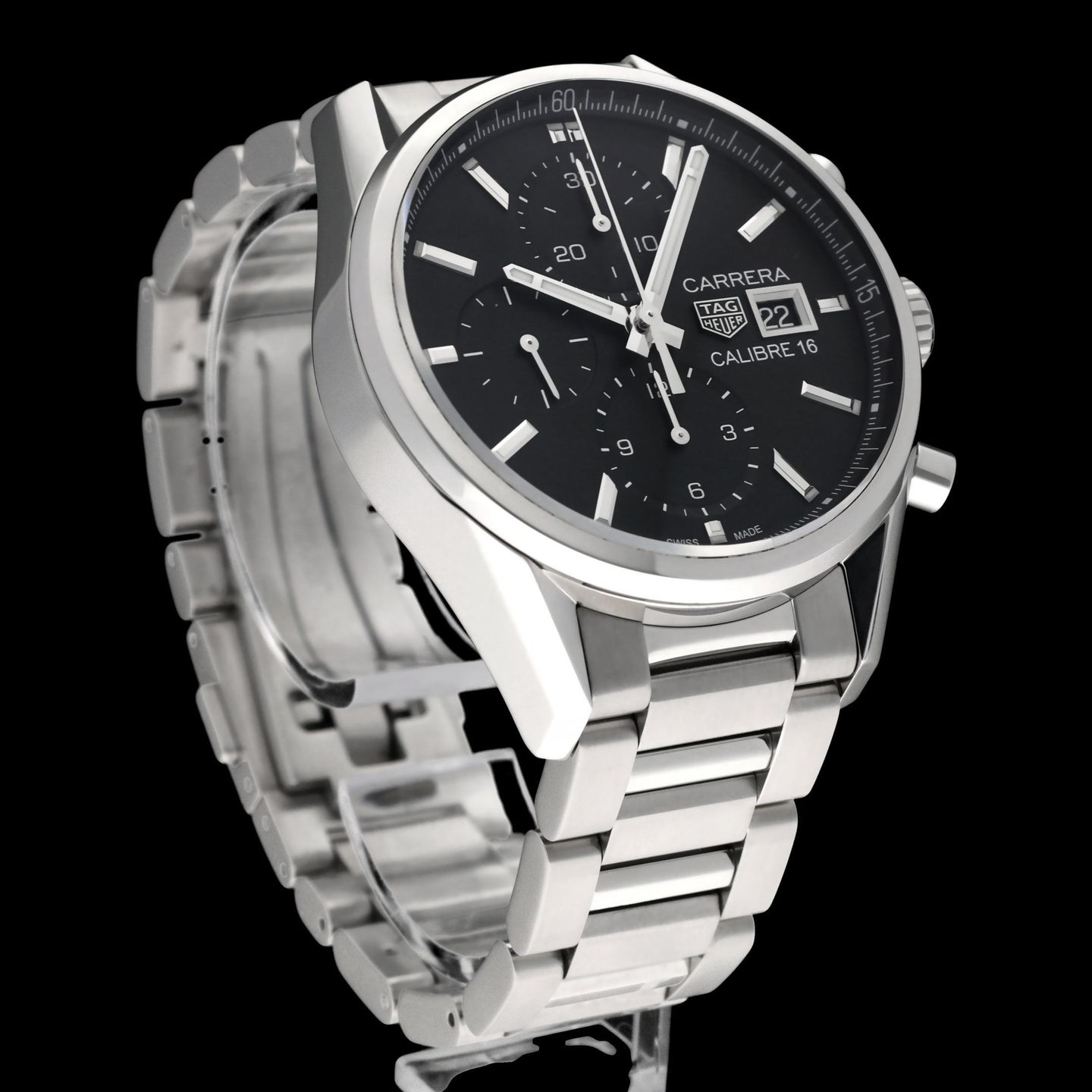 TAG Heuer Carrera CBK2110 (2023) - Black dial 41 mm Steel case (6/8)