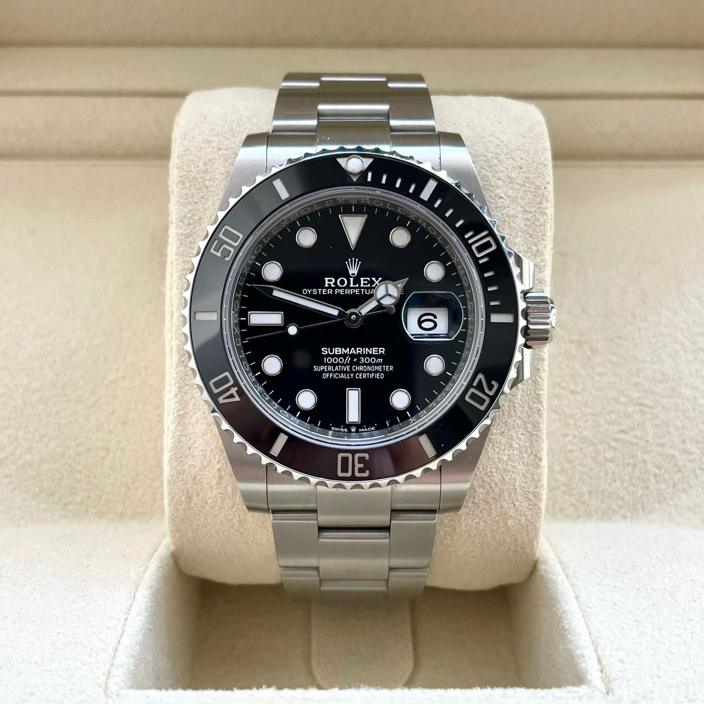 Rolex Submariner Date 126610LN (2021) - Zwart wijzerplaat 40mm Staal (1/6)