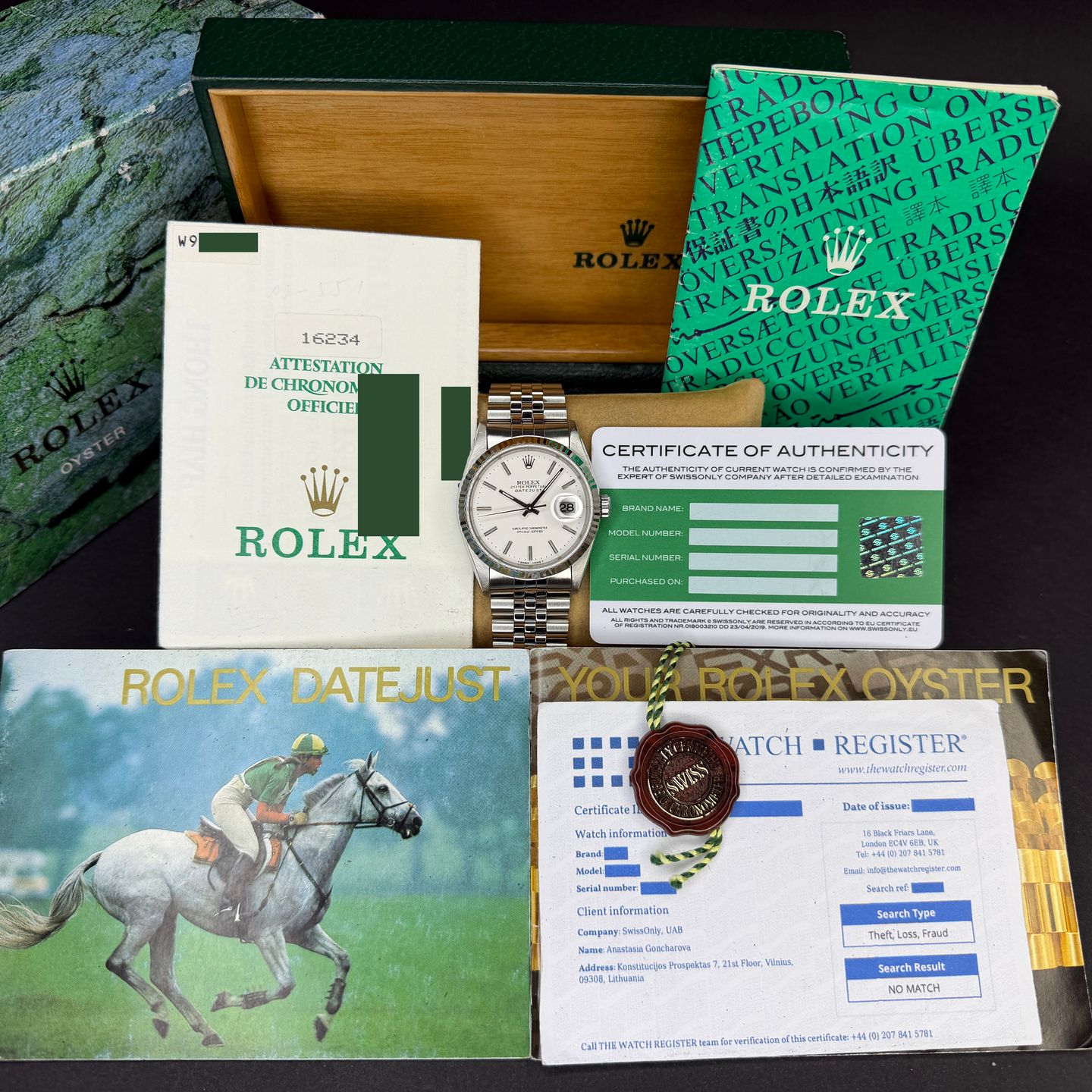 Rolex Datejust 36 16234 (1995) - 36 mm Steel case (3/8)