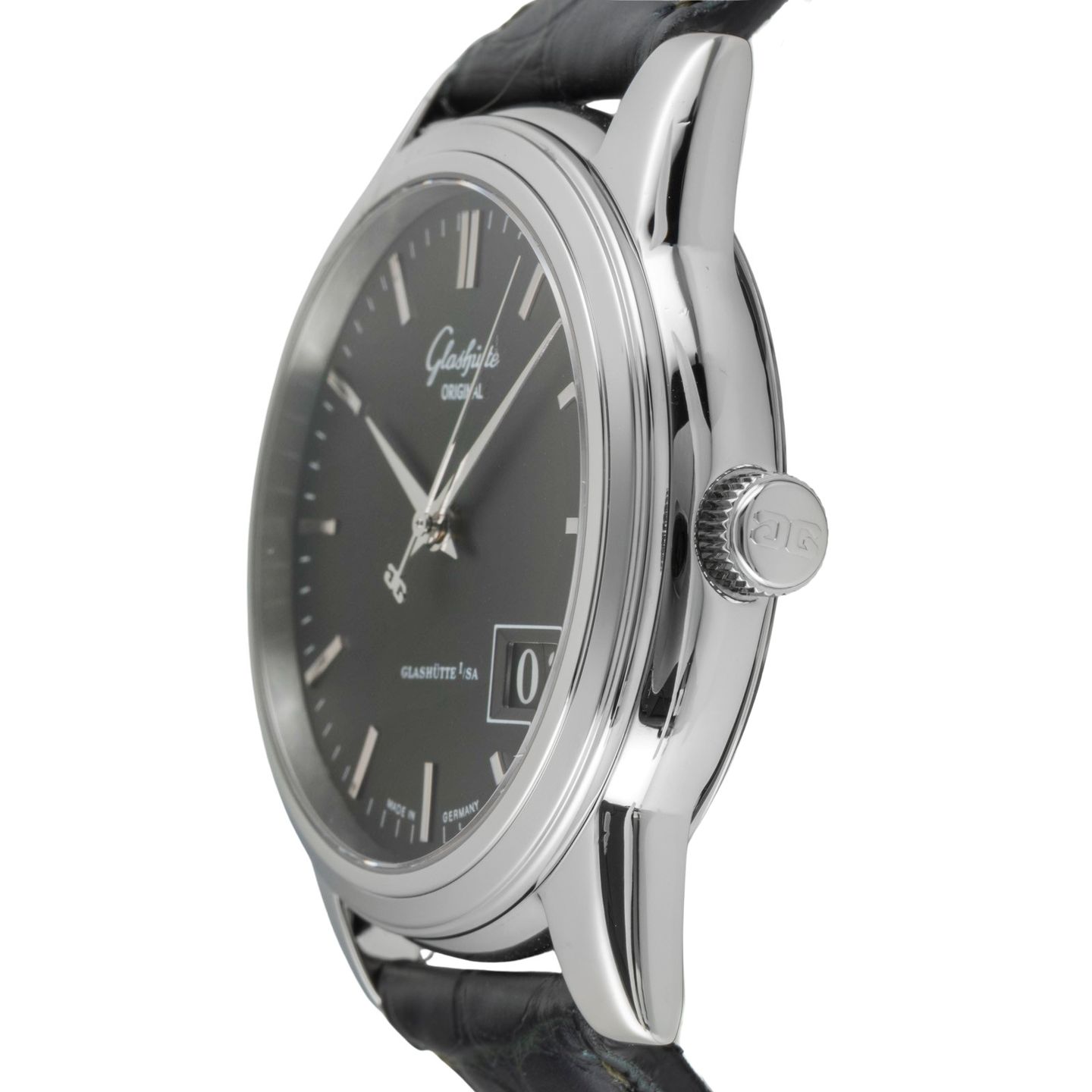 Glashütte Original Senator 1-39-42-14-24-04 (2001) - Black dial 40 mm Steel case (6/8)