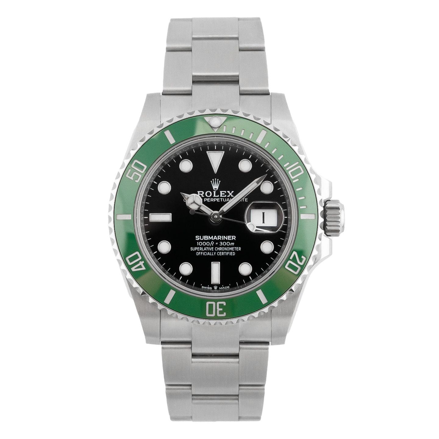 Rolex Submariner Date 126610LV (2020) - Zwart wijzerplaat 41mm Staal (1/5)