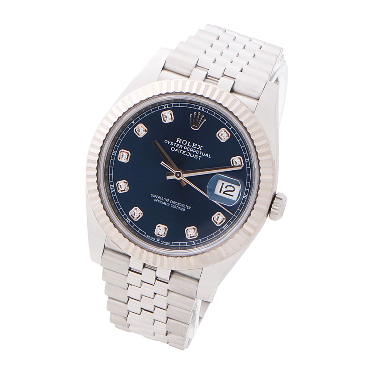 Rolex Datejust 41 126334 (2020) - Blauw wijzerplaat 41mm Staal (2/4)