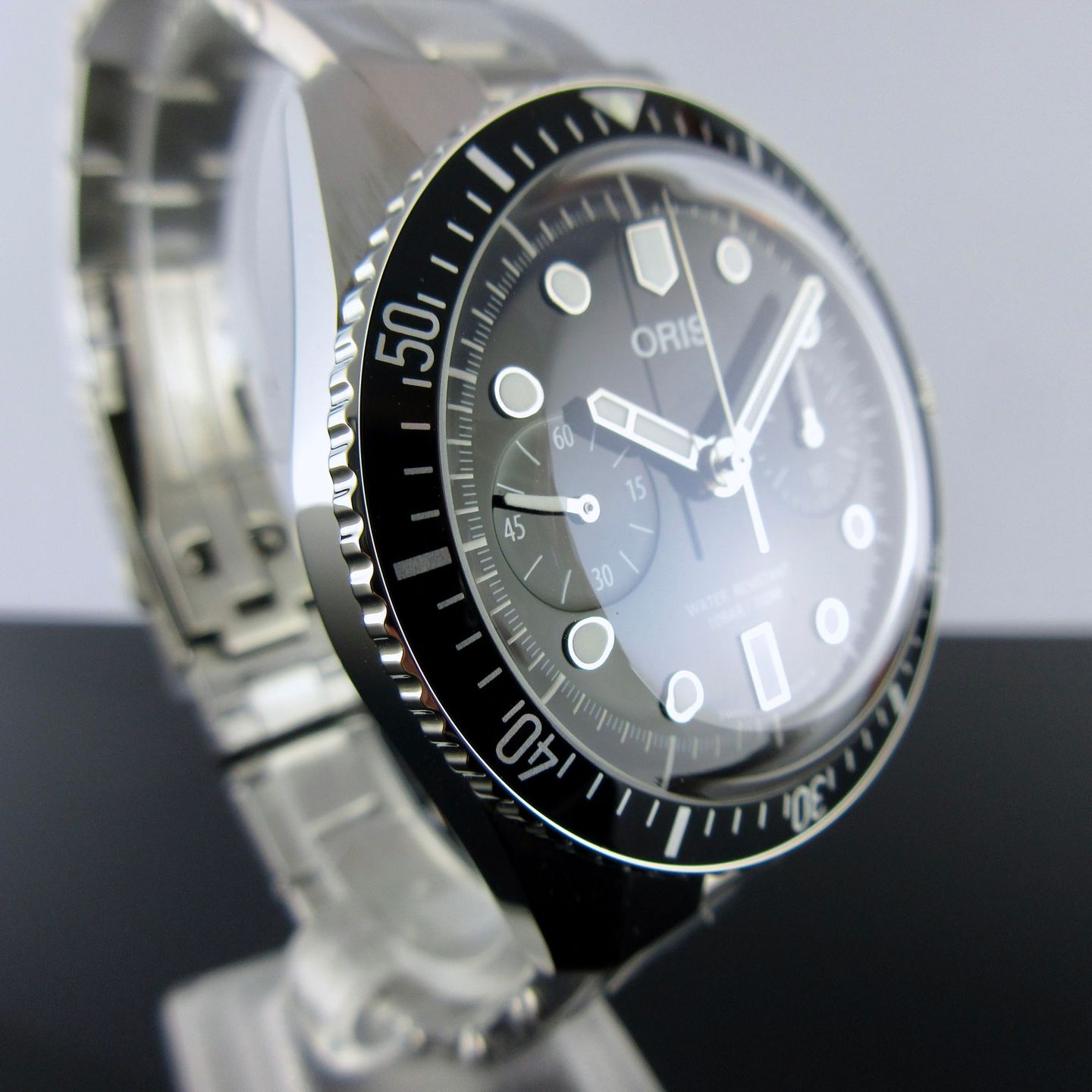 Oris Divers Sixty Five 01 771 7791 4054-07 8 20 18 (2024) - Zwart wijzerplaat 40mm Staal (3/8)