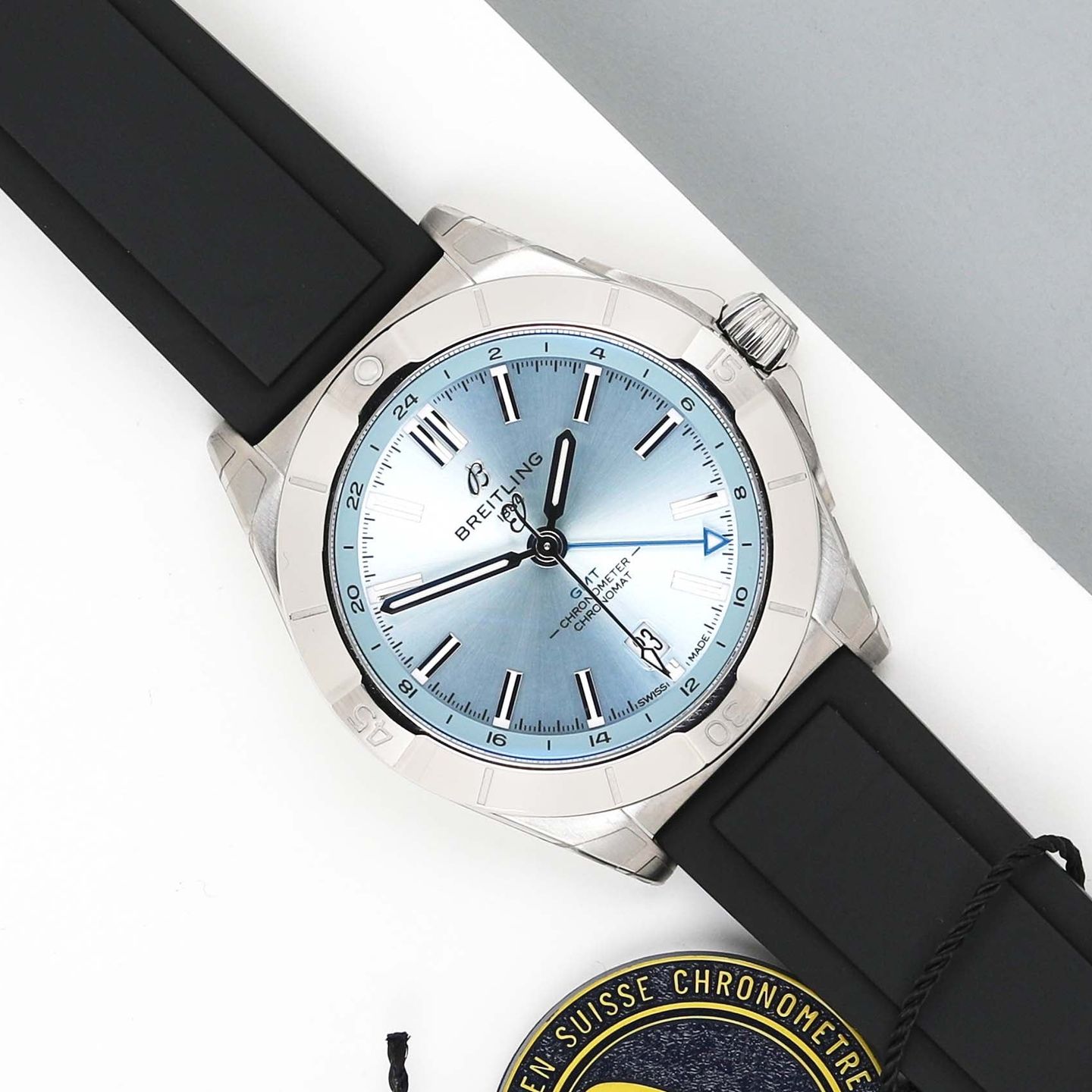 Breitling Chronomat GMT P32398 (2023) - Blauw wijzerplaat 40mm Staal (1/7)