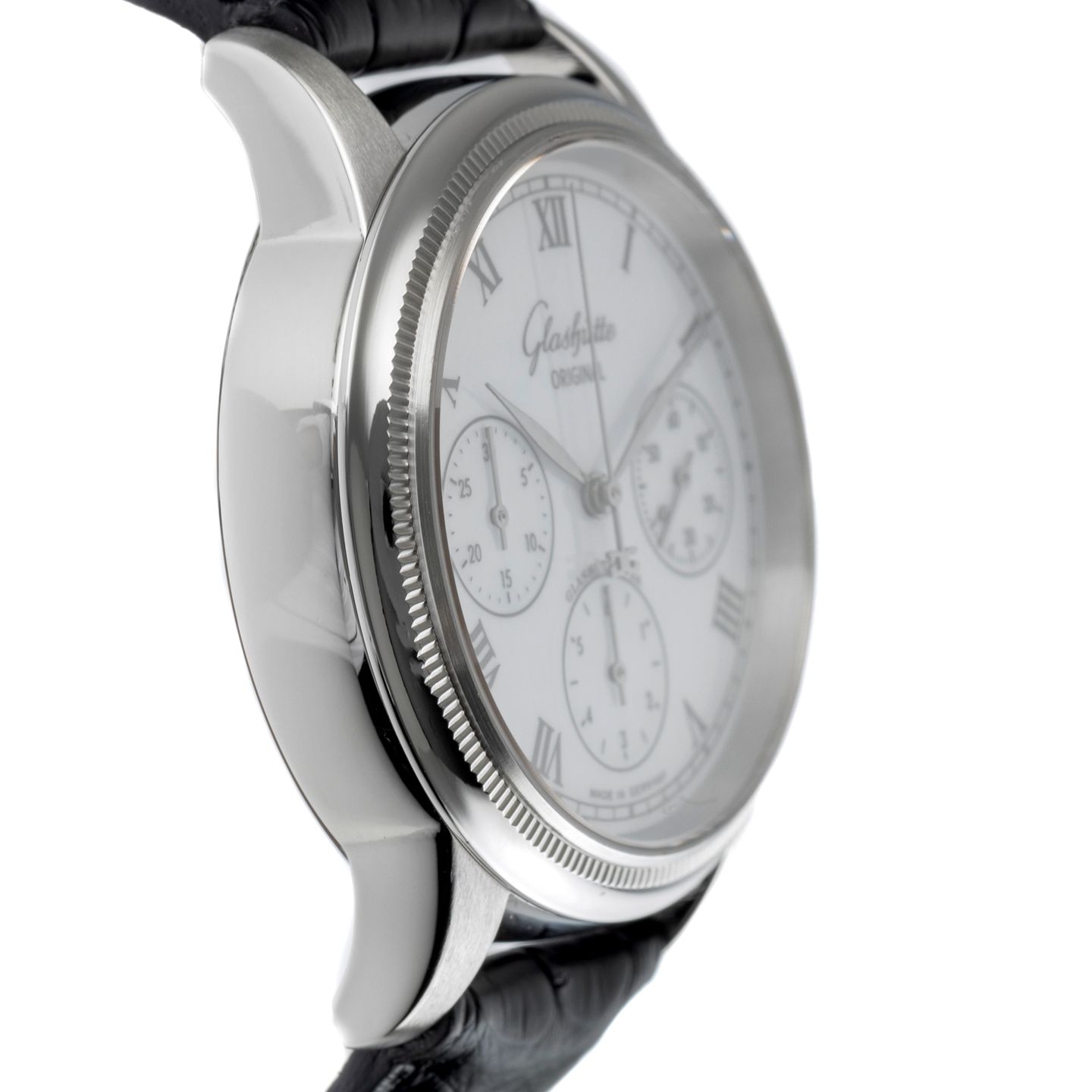 Glashütte Original Senator 1-39-31-05-03-04 (Unknown (random serial)) - White dial 39 mm Steel case (7/8)